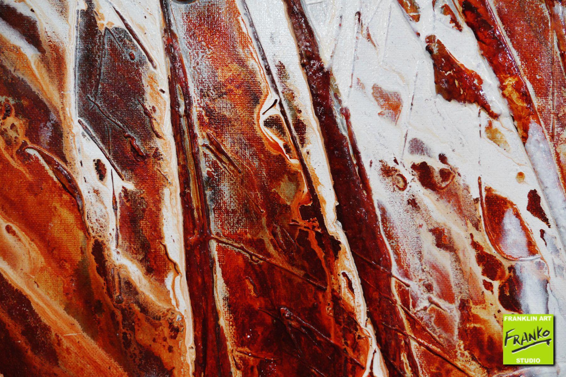 Oxide Rush 190cm x 100cm Grey Brown Textured Abstract Painting (SOLD)-Abstract-[Franko]-[Artist]-[Australia]-[Painting]-Franklin Art Studio