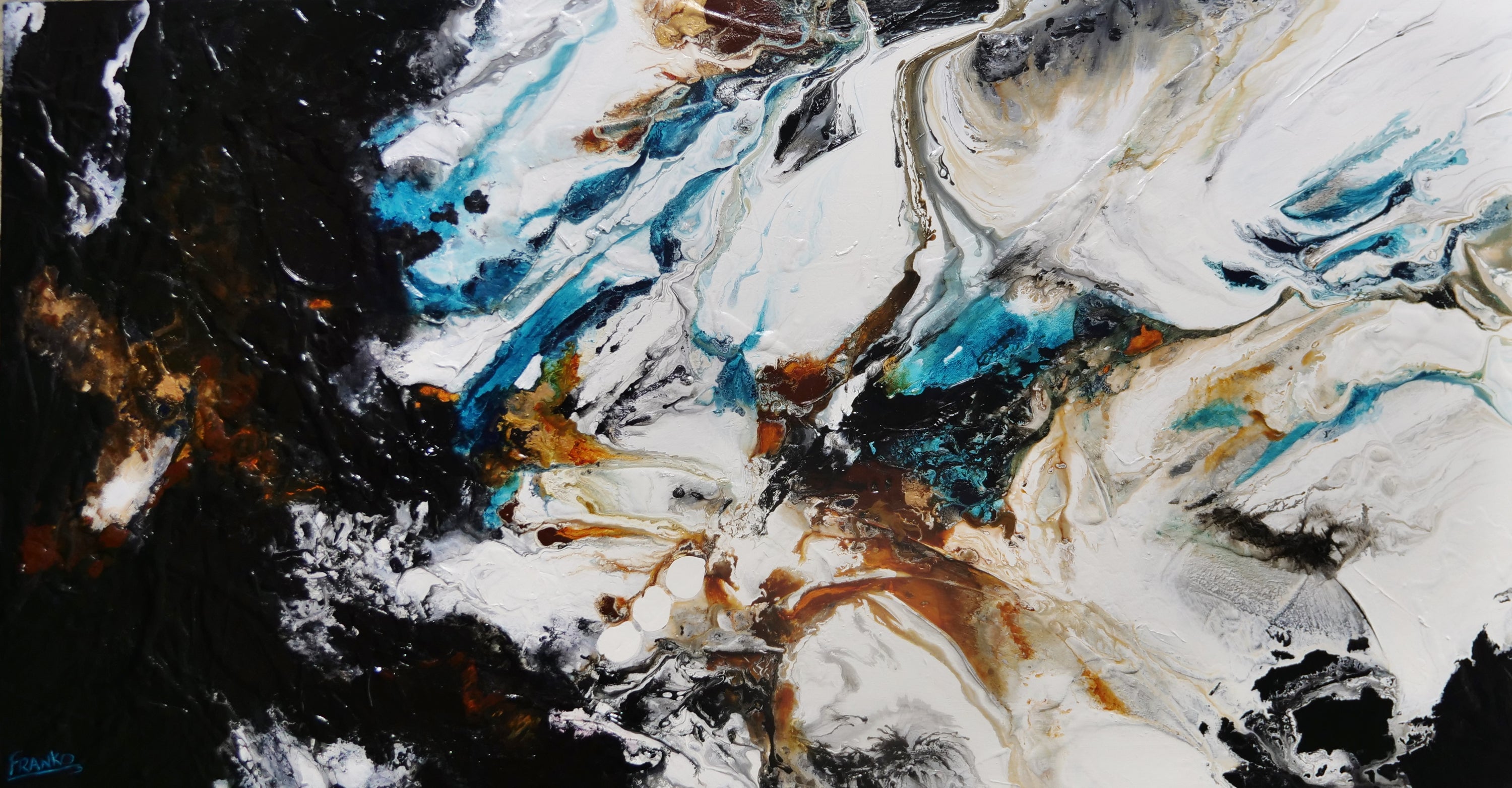 Pure Potion 190cm x 100cm Textured Abstract Painting (SOLD)