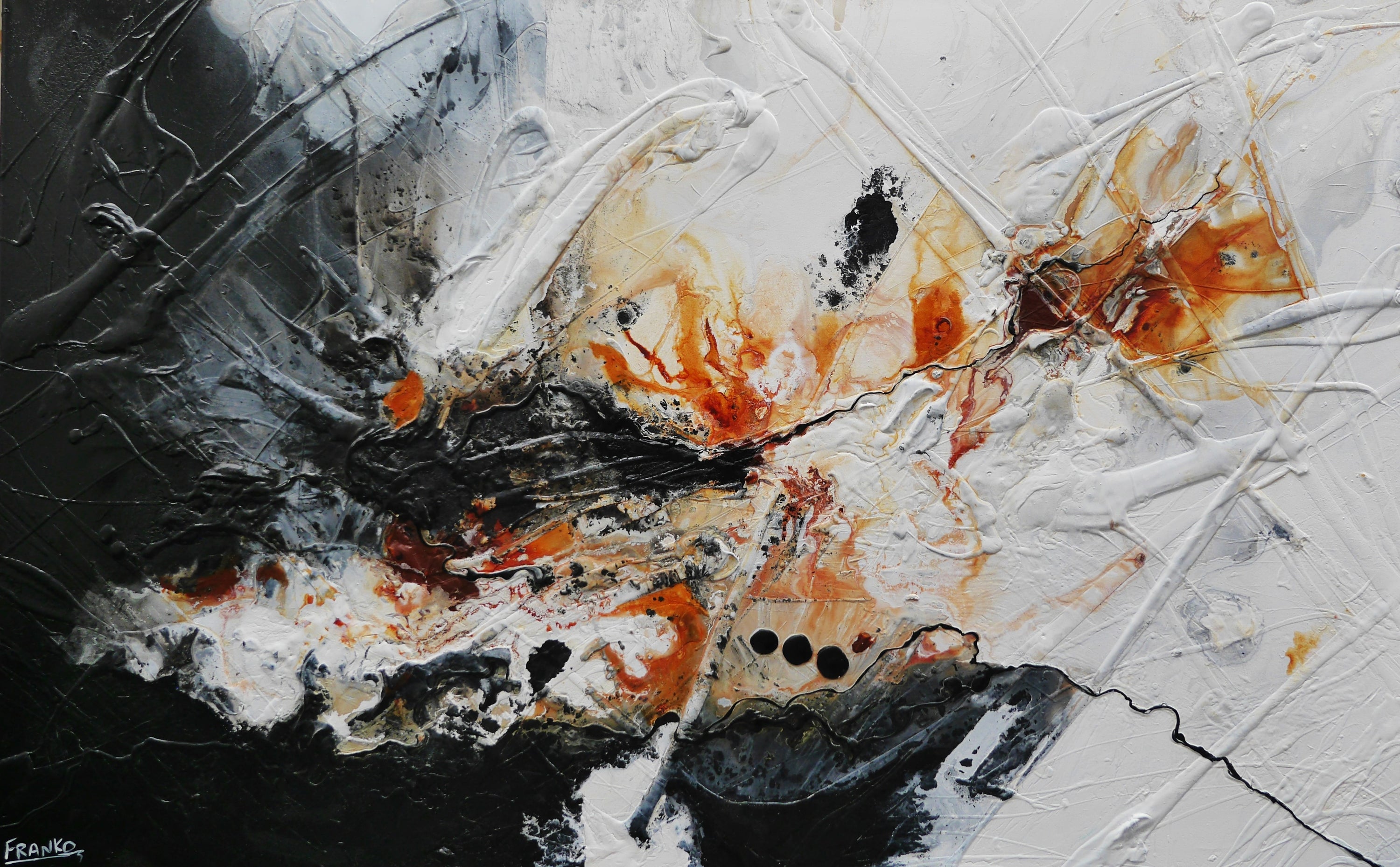 Rust and Slate 160cm x 100cm Rustic Textured Abstract Painting (SOLD)-Abstract-[Franko_Artist]-[Australian_artist]-[Gold_Coast]-[Brisbane]-[modern]-[contemporary]-[original]-[Large_artwork]-Franklin Art Studio