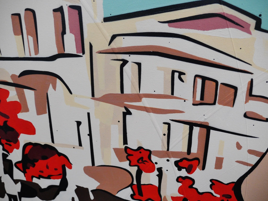 My Last Glass 200cm x 120cm Romantic Textured Classic Pop Art Painting (SOLD)