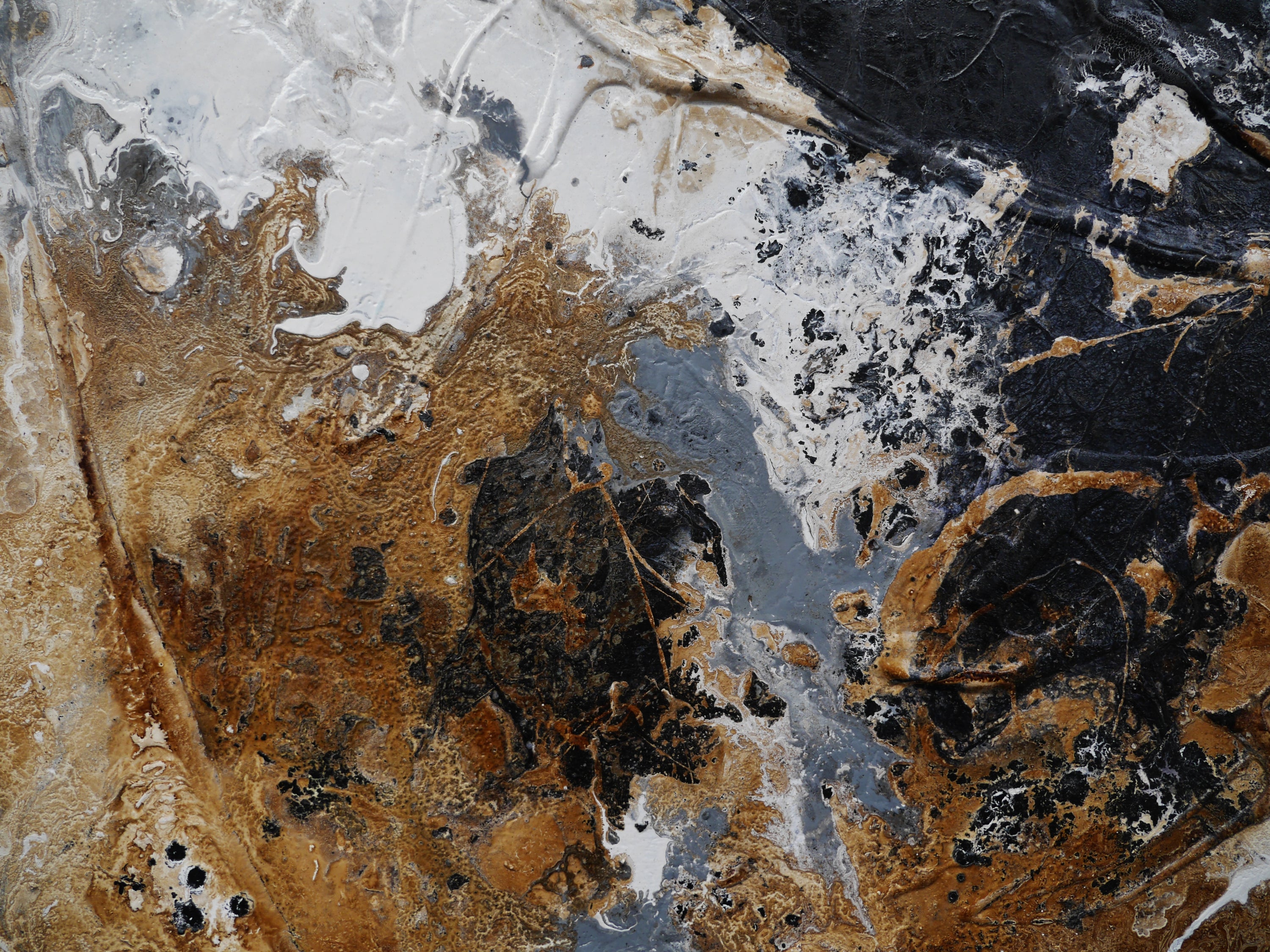 Rusted Atmosphere 190cm x 100cm Textured Abstract Painting (SOLD)