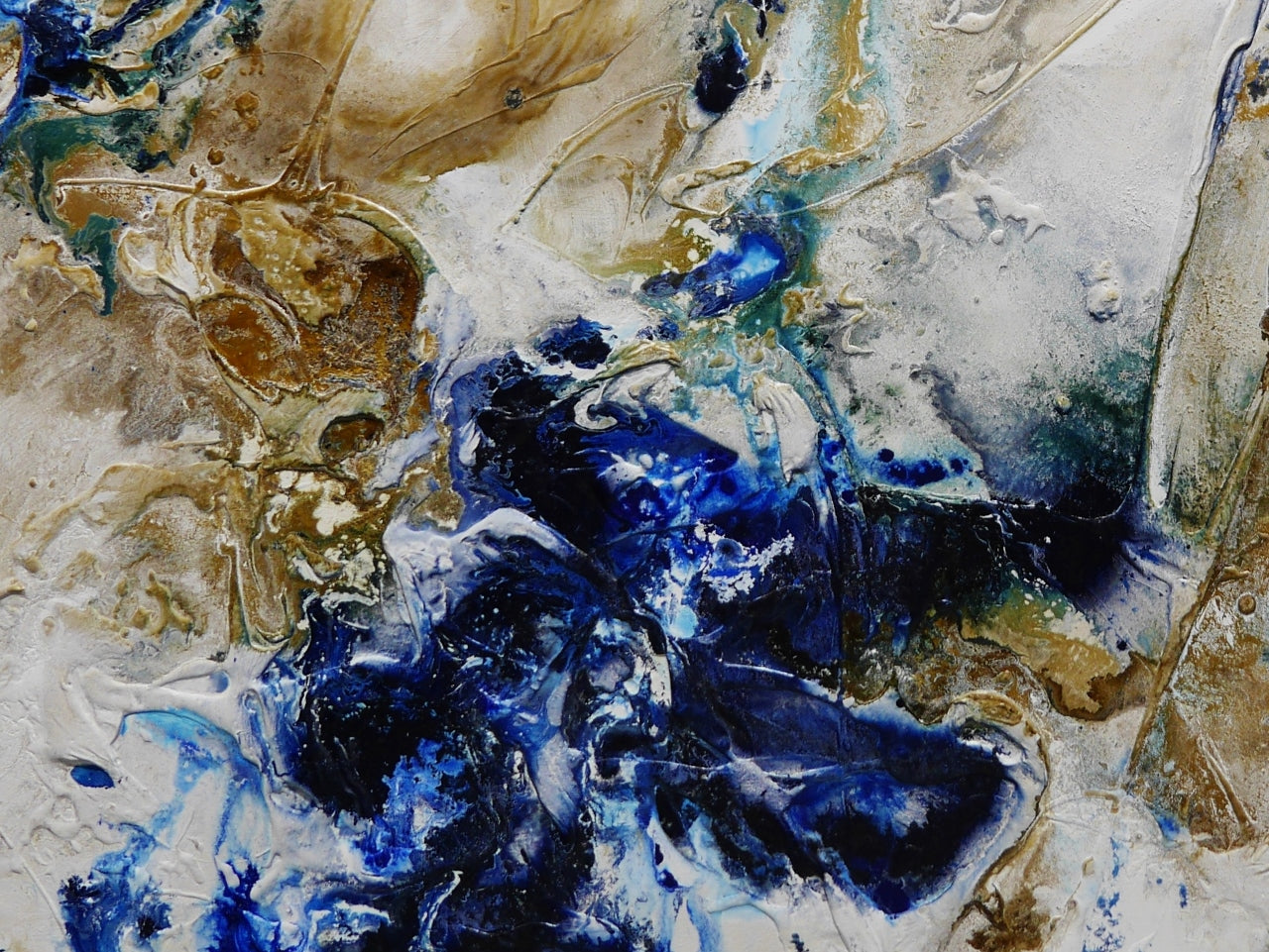 Honey Casbah 250cm x 150cm Textured Abstract Painting (SOLD)
