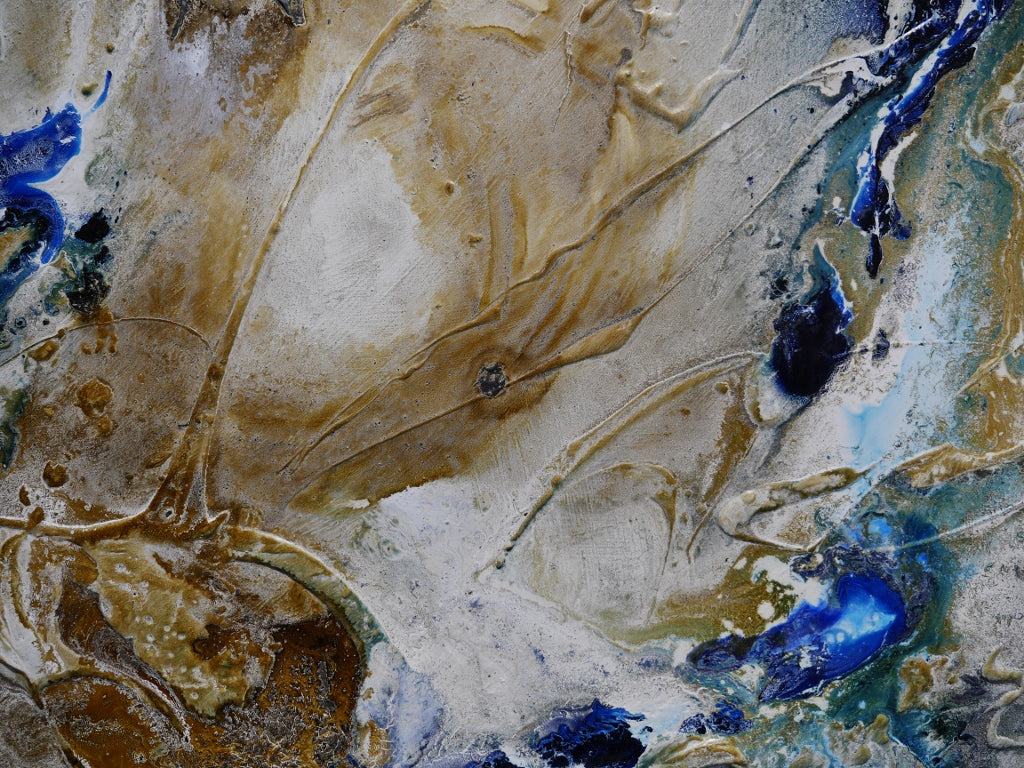 Honey Casbah 250cm x 150cm Textured Abstract Painting (SOLD)