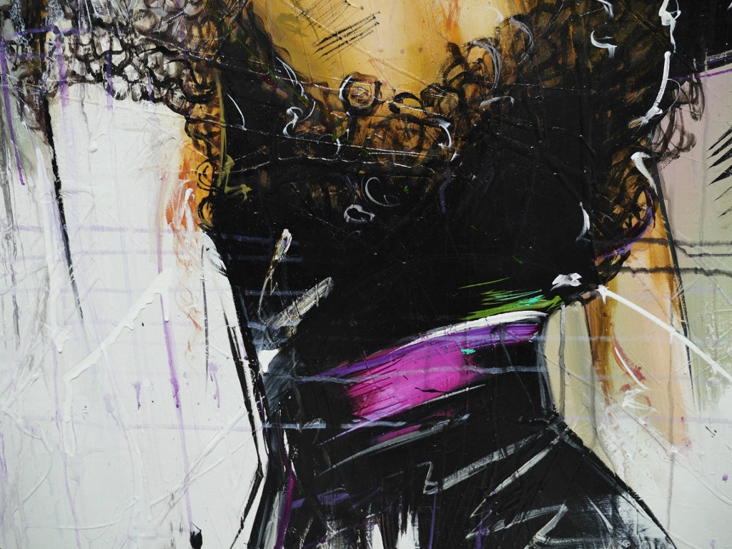 Jayne 140cm x 100cm Classy Textured Abstract Realism Floral Painting (SOLD)