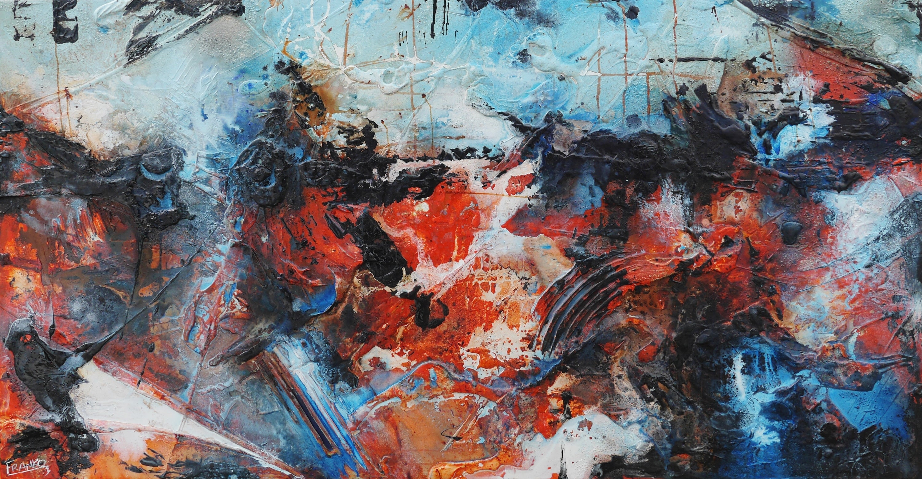 Resonance 190cm x 100cm Textured Abstract Painting (SOLD-Abstract-[Franko_Artist]-[Australian_artist]-[Gold_Coast]-[Brisbane]-[modern]-[contemporary]-[original]-[Large_artwork]-Franklin Art Studio
