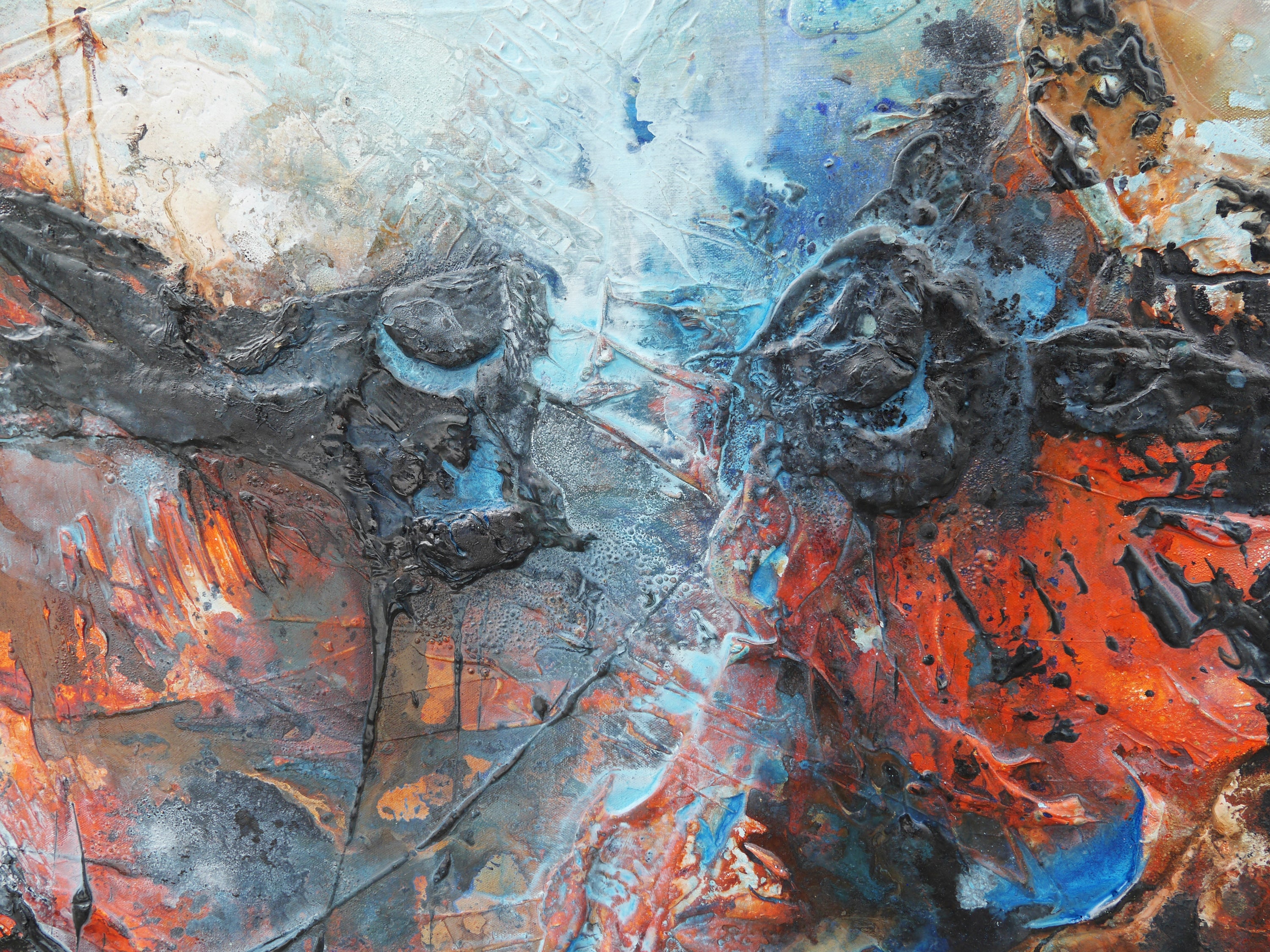 Resonance 190cm x 100cm Textured Abstract Painting (SOLD