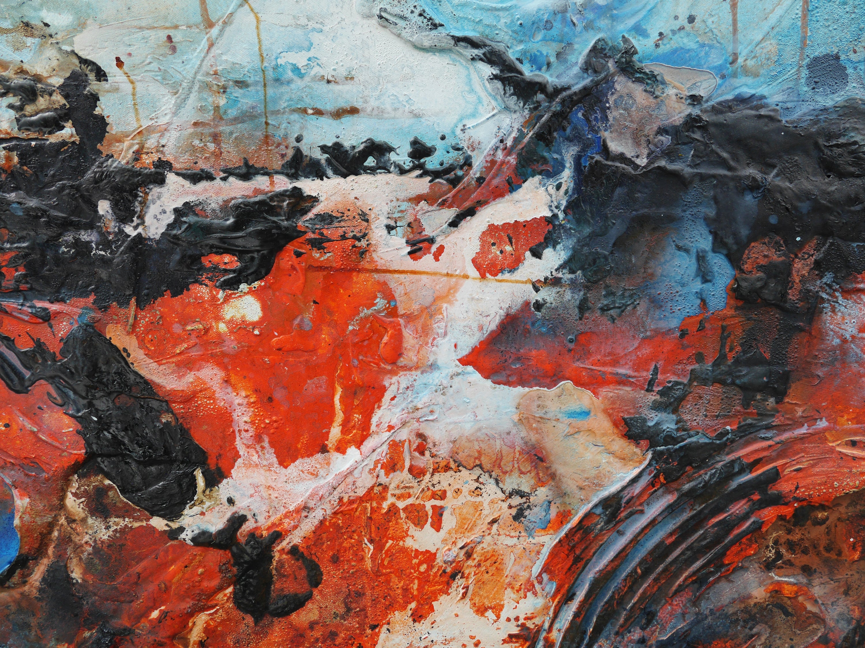 Resonance 190cm x 100cm Textured Abstract Painting (SOLD
