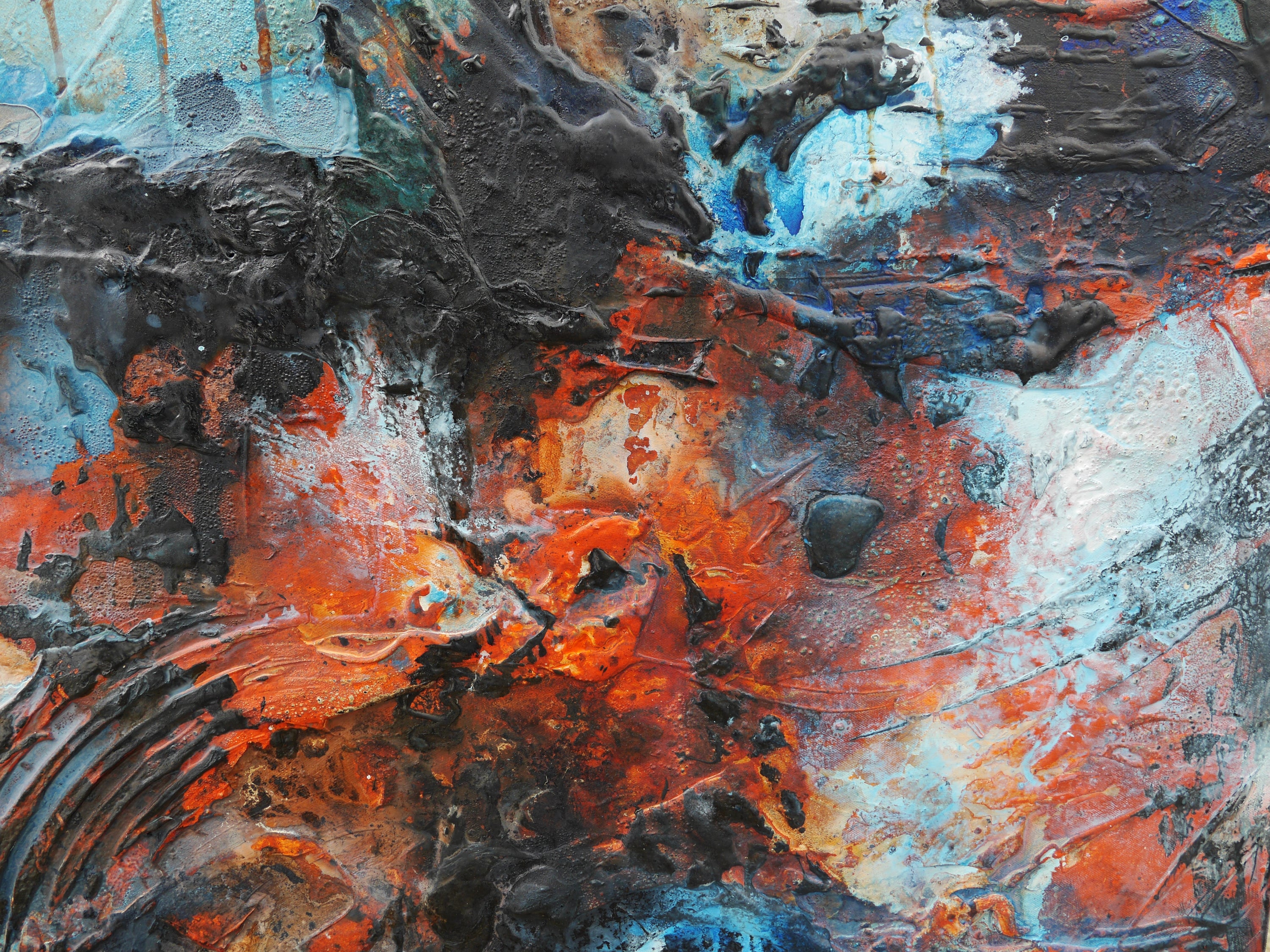 Resonance 190cm x 100cm Textured Abstract Painting (SOLD