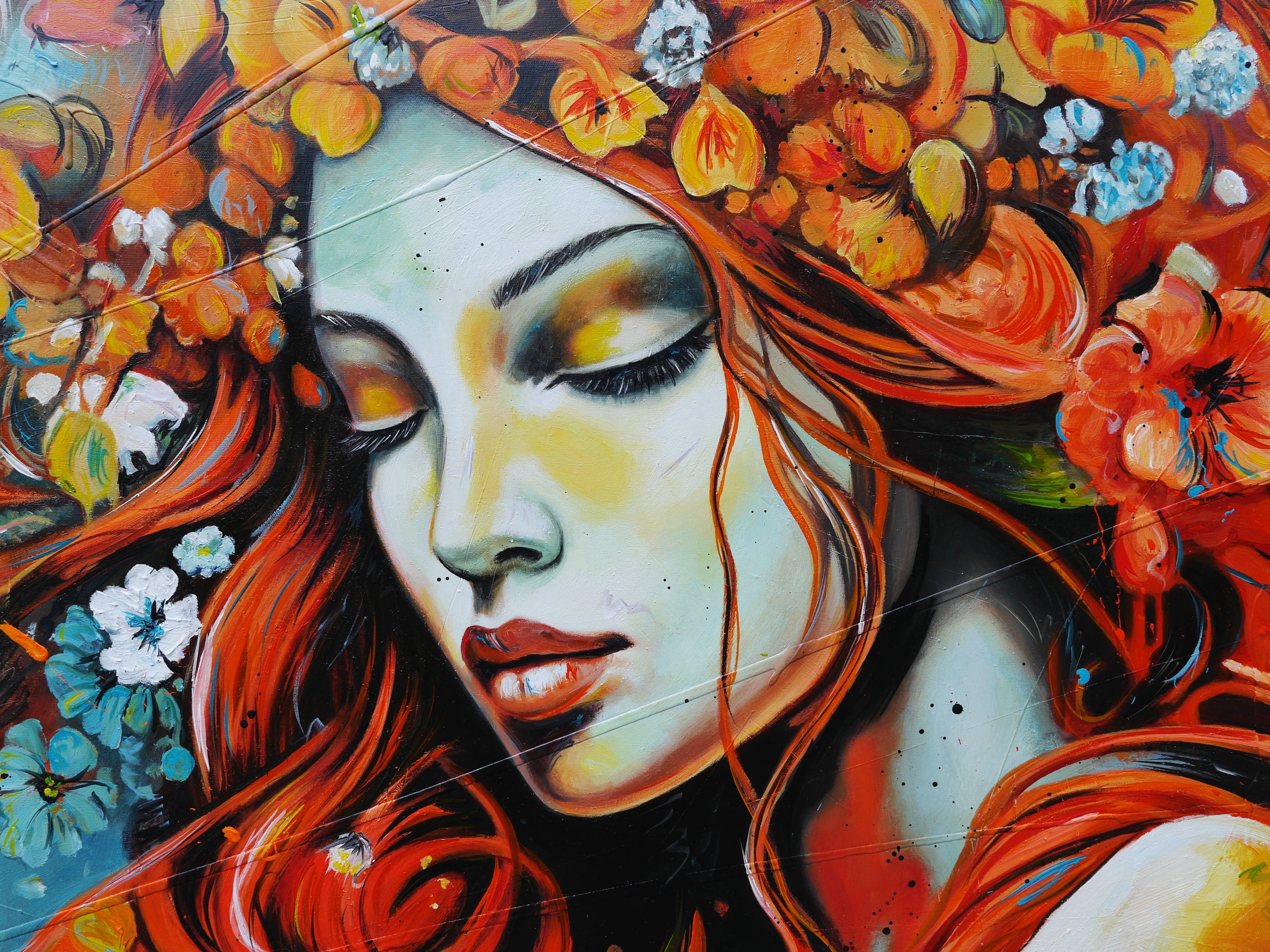 Willow 240cm x 120cm Brave and Beautiful Abstract Framed Textured Painting (SOLD)