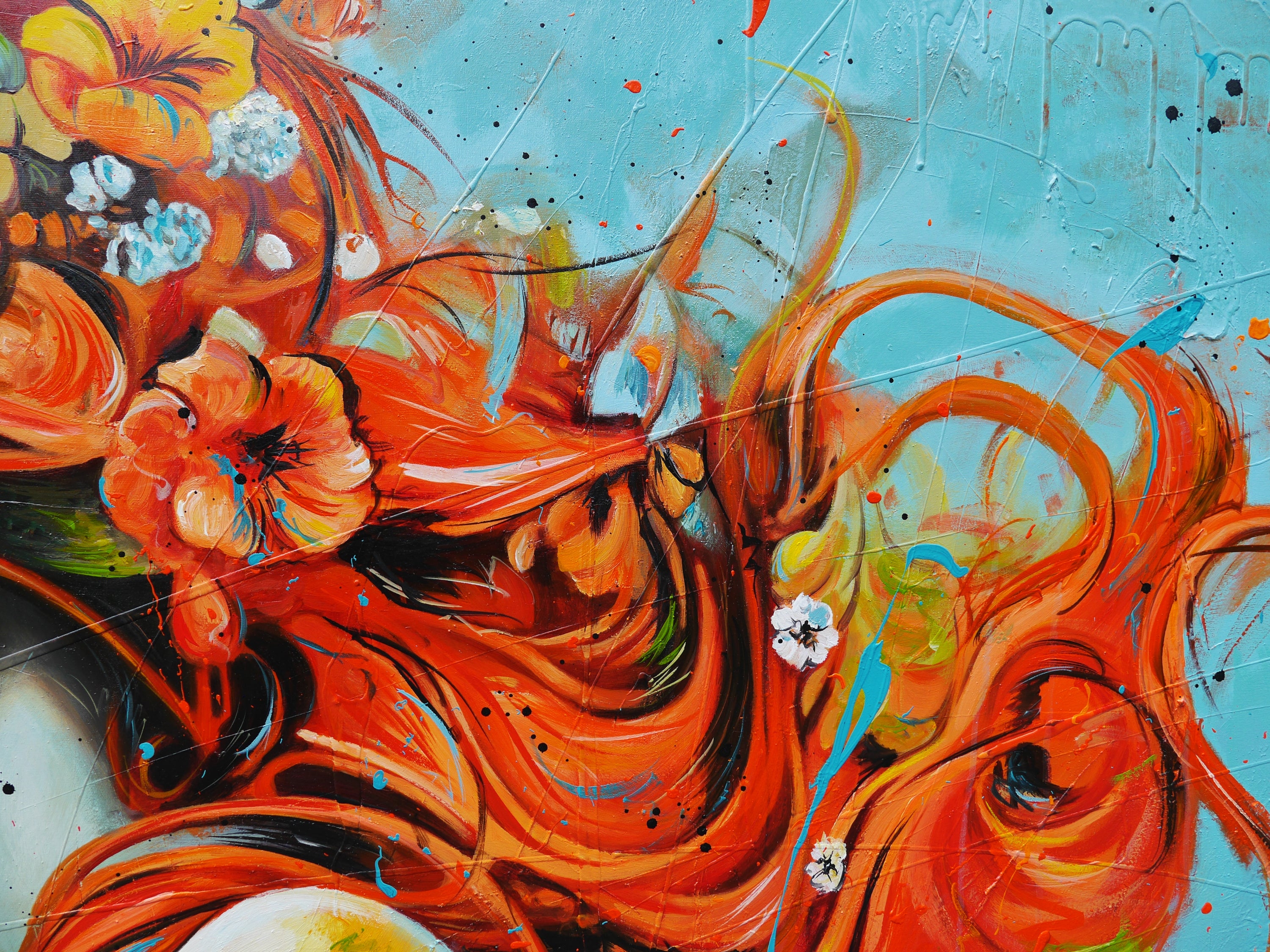 Willow 240cm x 120cm Brave and Beautiful Abstract Framed Textured Painting (SOLD)