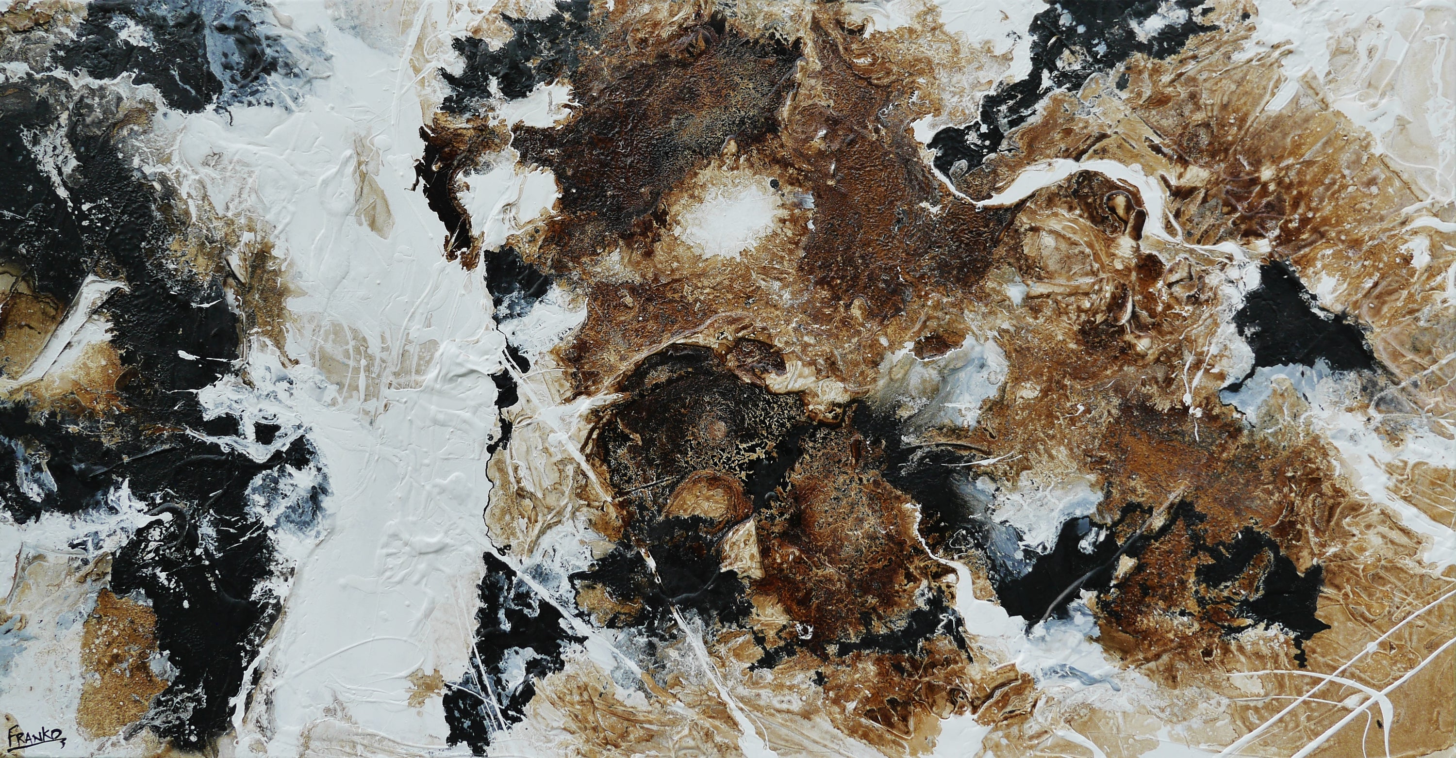 Atmospheric 190cm x 100cm Textured Abstract Painting (SOLD)-Abstract-[Franko_Artist]-[Australian_artist]-[Gold_Coast]-[Brisbane]-[modern]-[contemporary]-[original]-[Large_artwork]-Franklin Art Studio