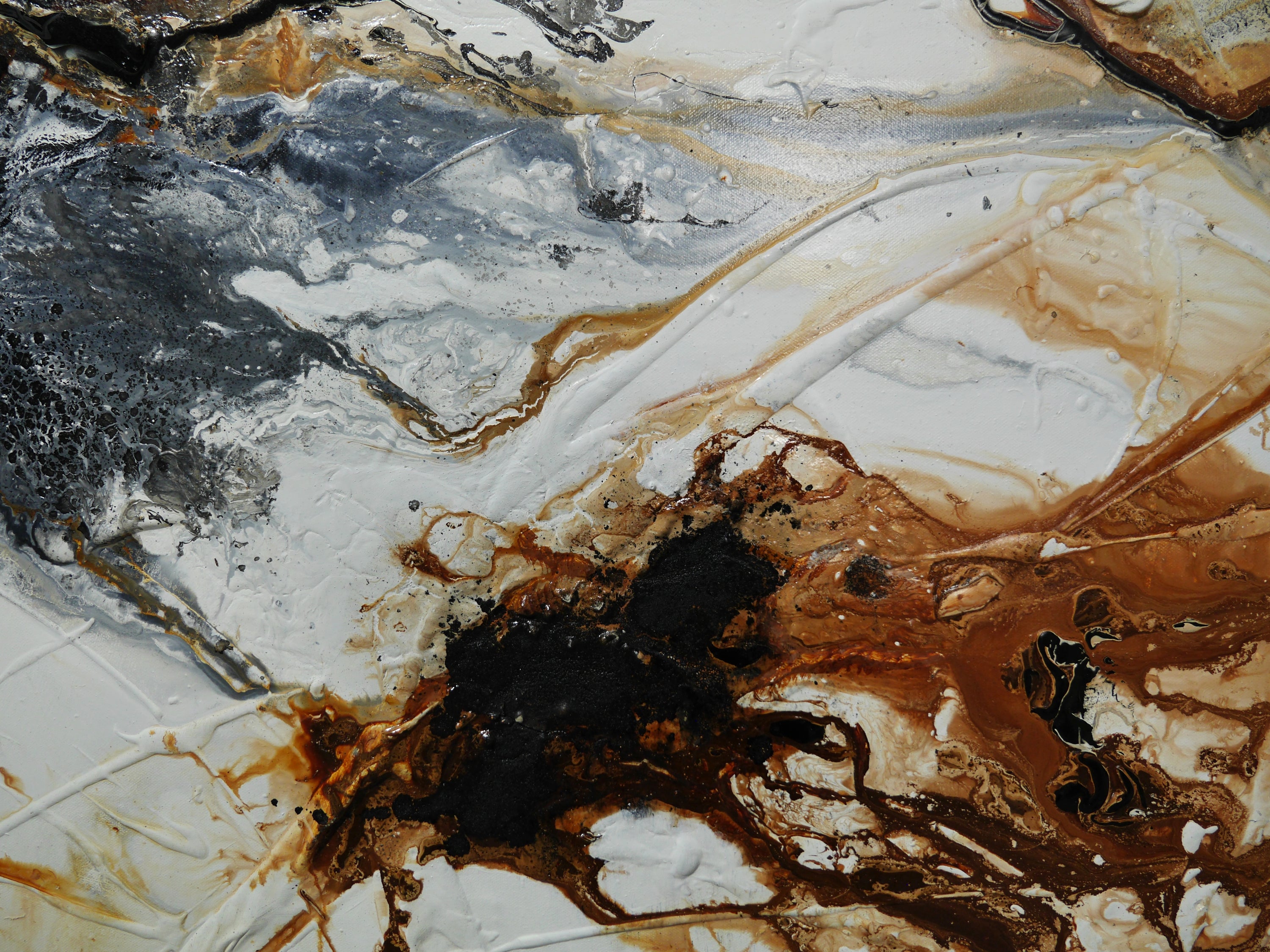 Slated Rust 190cm x 100cm Textured Abstract Painting (SOLD)