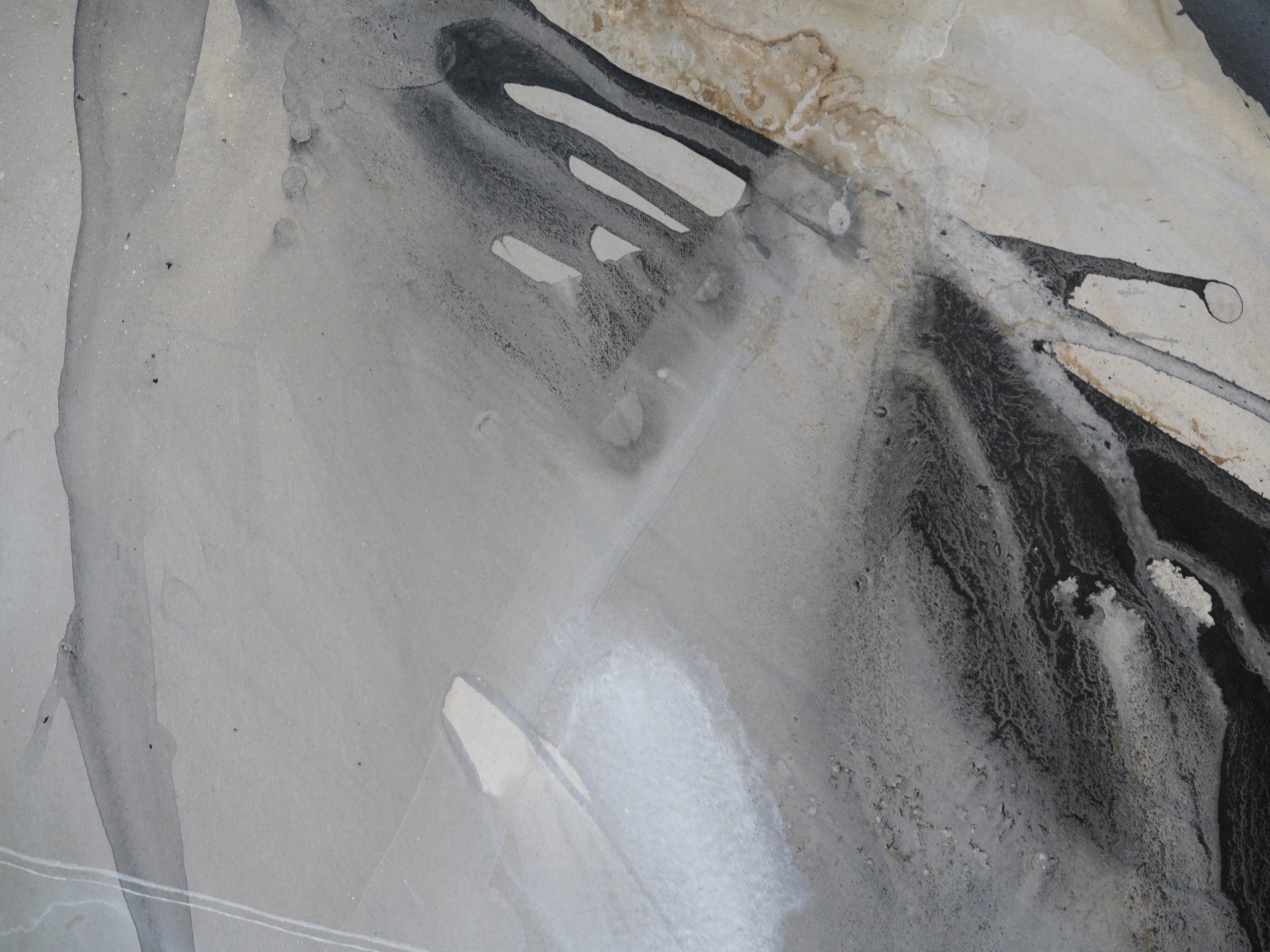 Refined 555 190cm x 100cm Blended Inks Abstract Painting