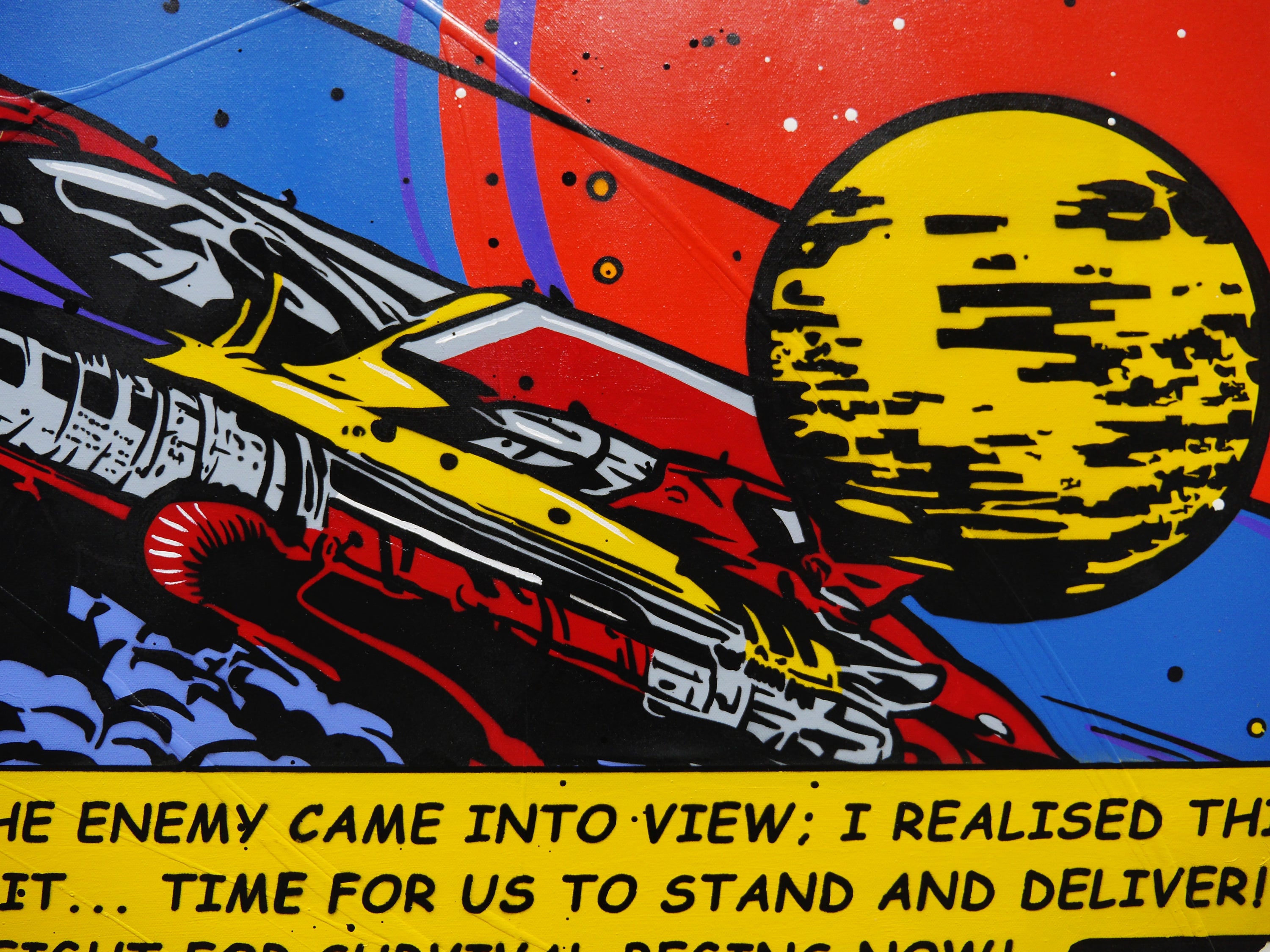 This Was It 160cm x 100cm Space Classic Pop Art Painting (SOLD)