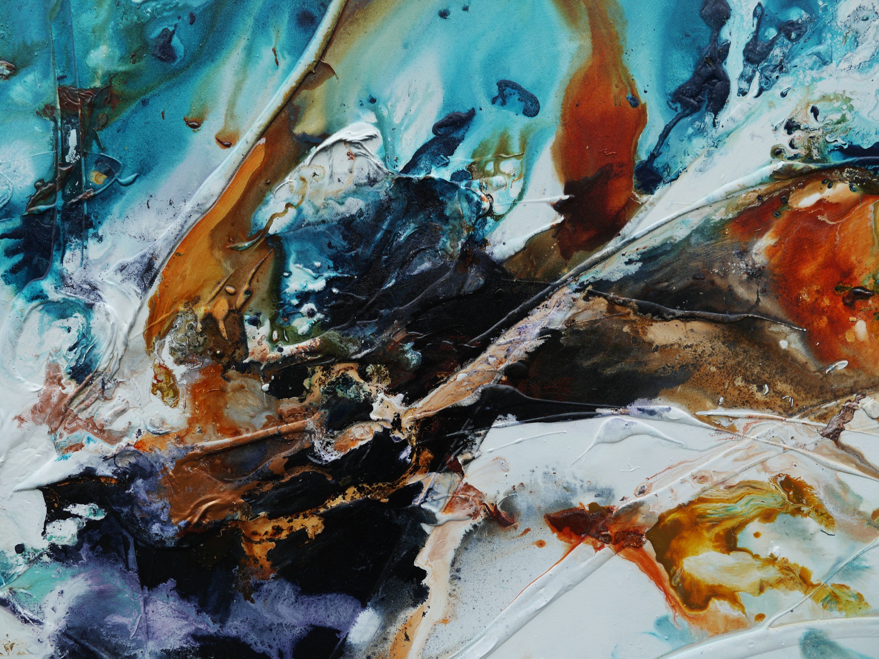 Levitate 240cm x 100cm Textured Abstract Painting (SOLD)