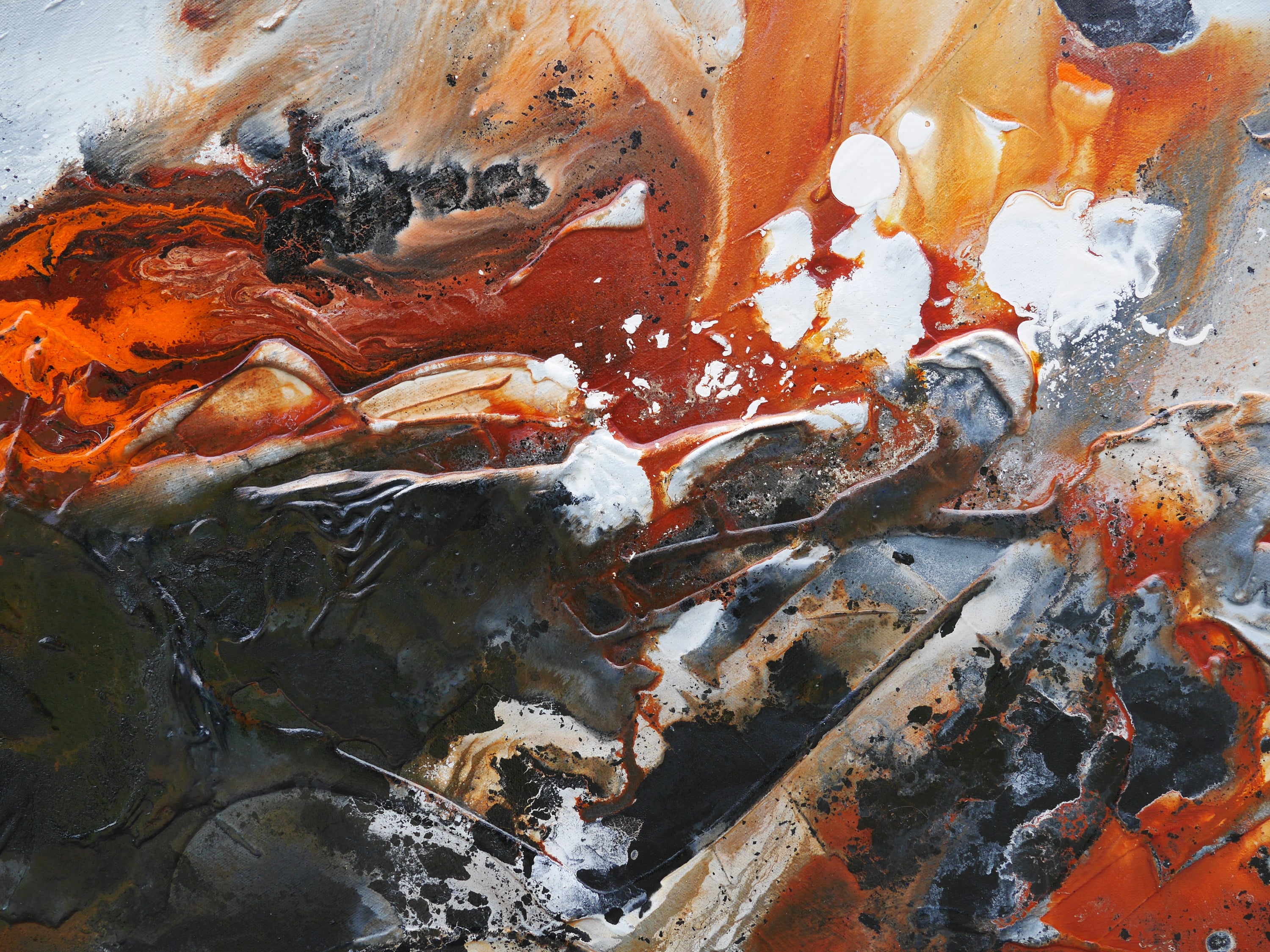Exposure 190cm x 100cm Textured Abstract Painting (SOLD)