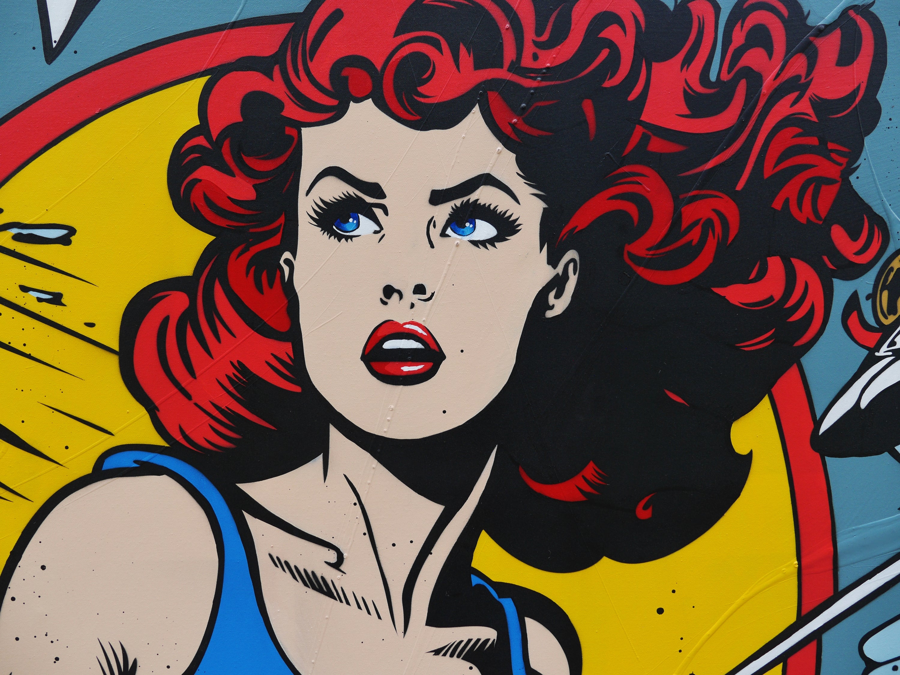 Space Wars 160cm x 100cm Space Classic Pop Art Painting (SOLD)