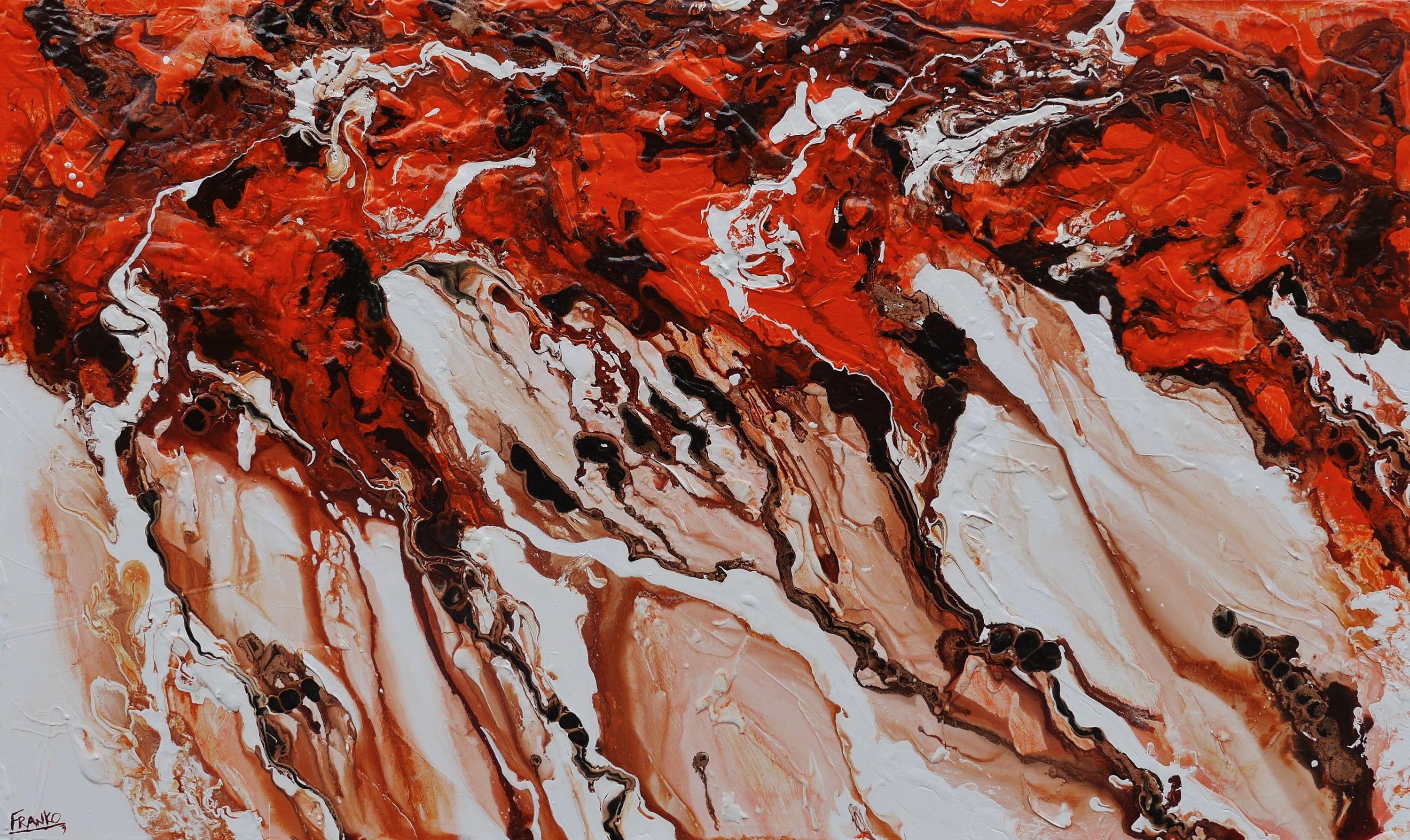 Jupiter Rising 200cm x 120cm Textured Abstract Painting (SOLD)-Abstract-[Franko_Artist]-[Australian_artist]-[Gold_Coast]-[Brisbane]-[modern]-[contemporary]-[original]-[Large_artwork]-Franklin Art Studio