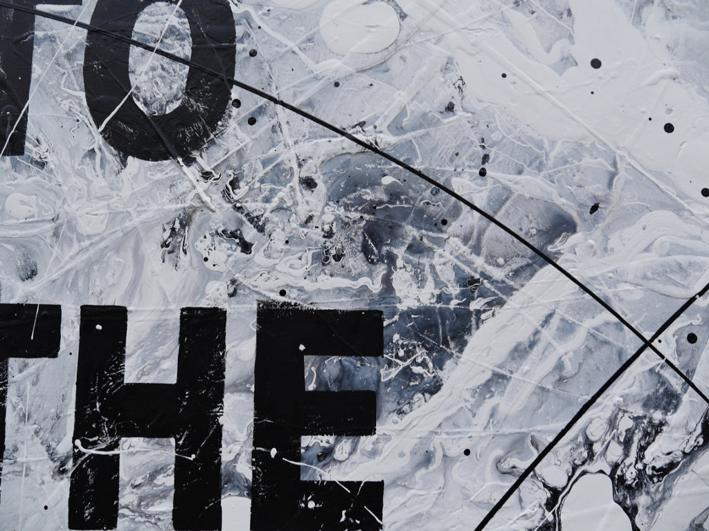 The Jungle 120cm x 150cm Textured Urban Pop Art Painting (SOLD)