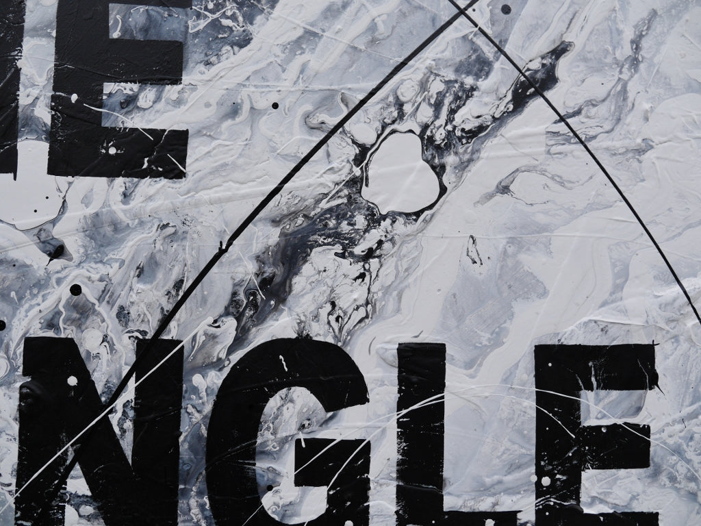 The Jungle 120cm x 150cm Textured Urban Pop Art Painting (SOLD)