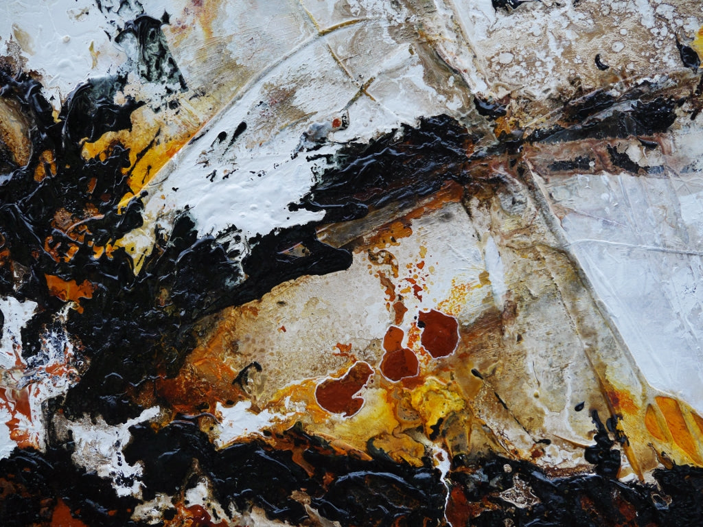 Illicit 240cm x 100cm Oxide Textured Abstract Painting (SOLD)