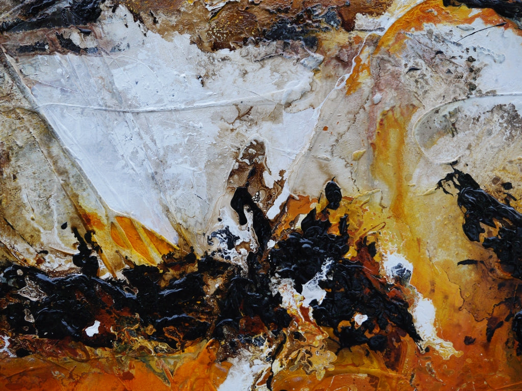 Illicit 240cm x 100cm Oxide Textured Abstract Painting (SOLD)