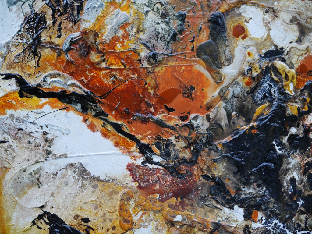 Illicit 240cm x 100cm Oxide Textured Abstract Painting (SOLD)