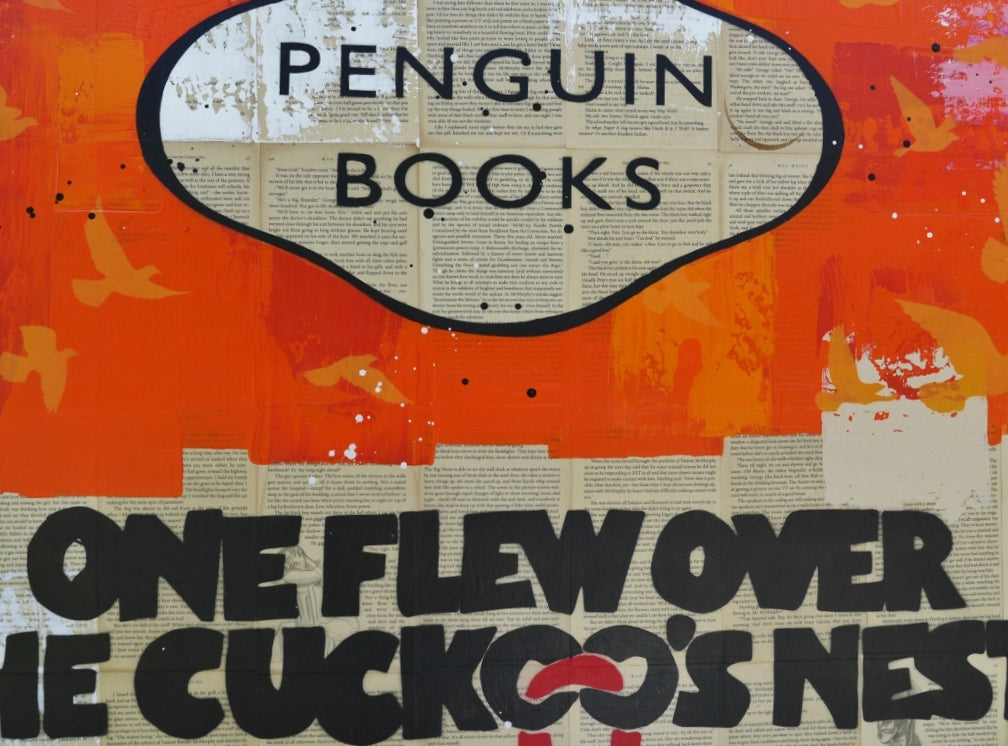 Cuckoo 100cm x 140cm Urban Pop Book Club Painting (SOLD)