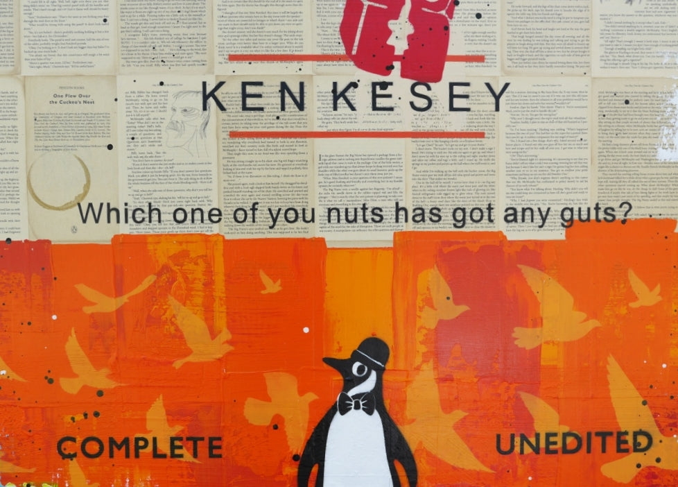 Cuckoo 100cm x 140cm Urban Pop Book Club Painting (SOLD)