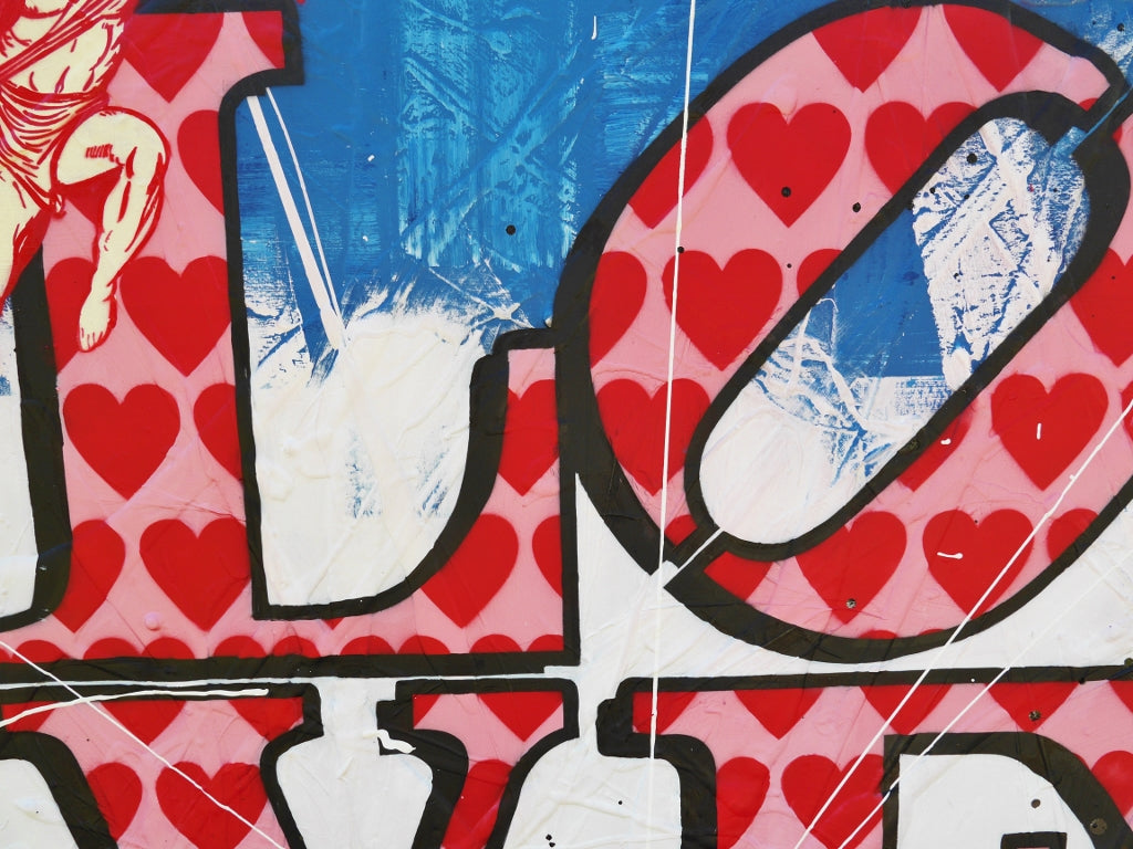 Cupids Love 140cm x 100cm Campbell's Soup Textured Urban Pop Art Painting (SOLD)