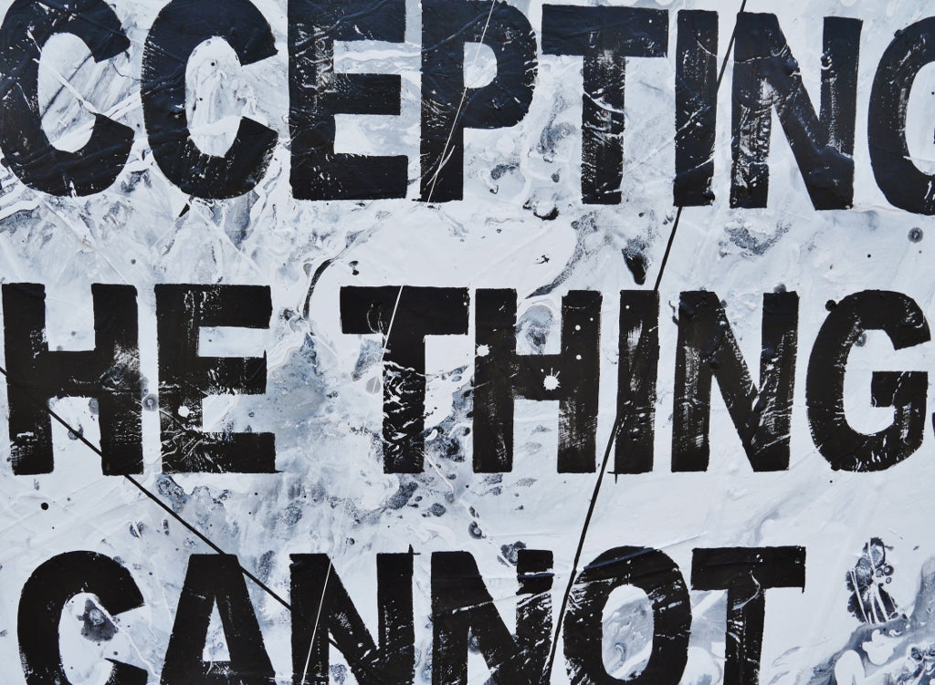 Changes 100cm x 140cm Textured Urban Pop Art Painting (SOLD)