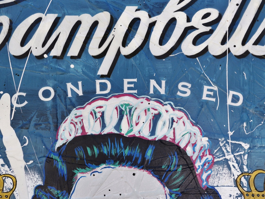Royalty 100cm x 140cm Campbell's Soup Textured Urban Pop Art Painting