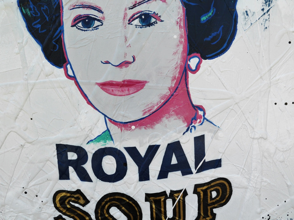 Royalty 100cm x 140cm Campbell's Soup Textured Urban Pop Art Painting