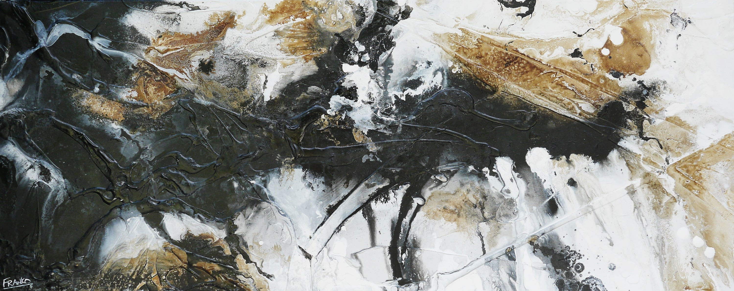 Blaqued Rust 200cm x 80cm Textured Abstract Painting (SOLD)-Abstract-[Franko_Artist]-[Australian_artist]-[Gold_Coast]-[Brisbane]-[modern]-[contemporary]-[original]-[Large_artwork]-Franklin Art Studio