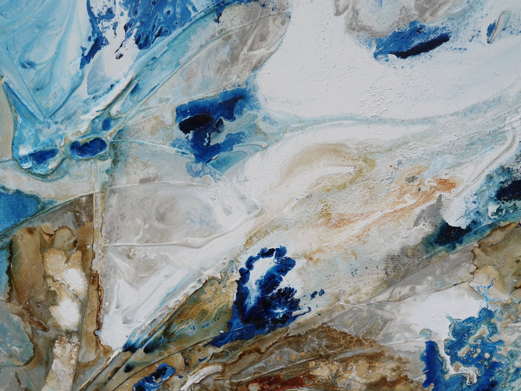 Rusted Casbah 190cm x 100cm Textured Abstract Painting (SOLD)