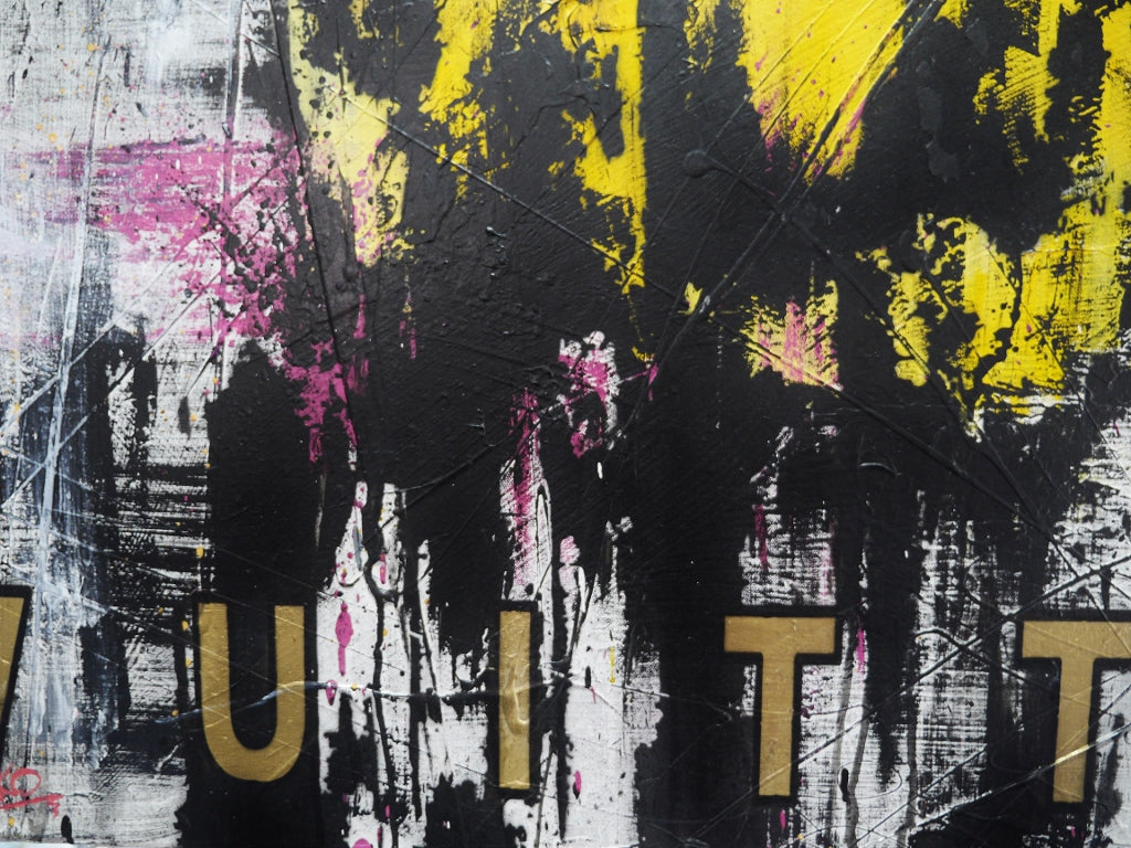 Empire State of Mind 100cm x 120cm Industrial Textured Urban Pop Art Painting (SOLD)
