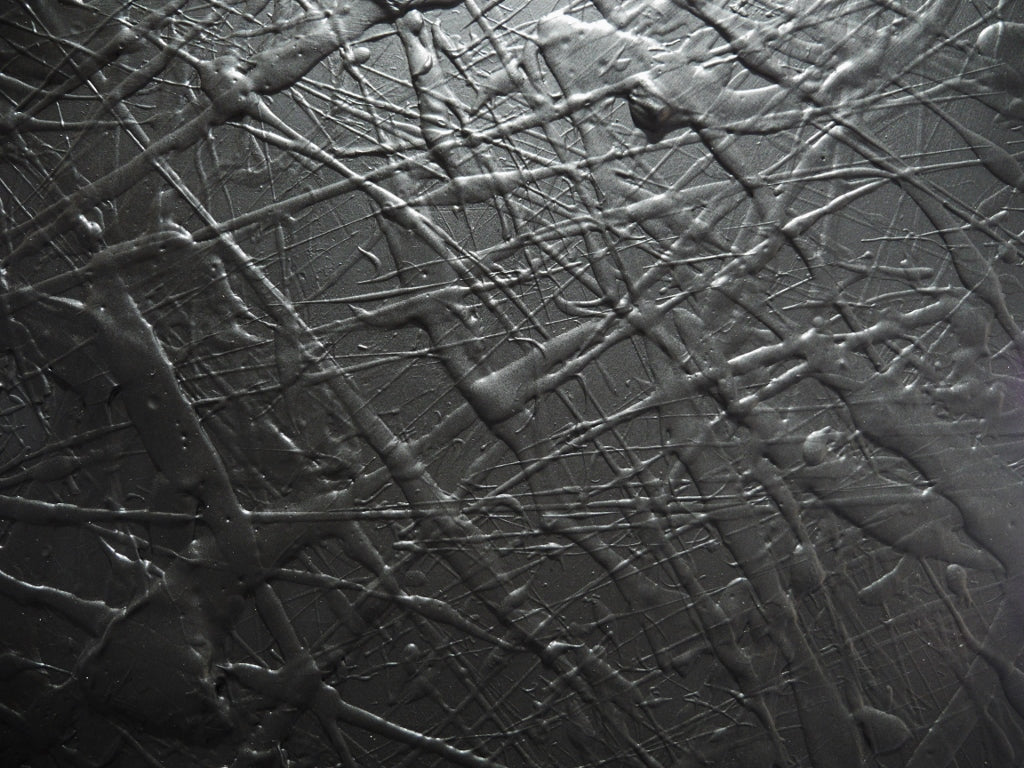 Little Wicked 75cm x 100cm Black Textured Abstract Painting (SOLD)