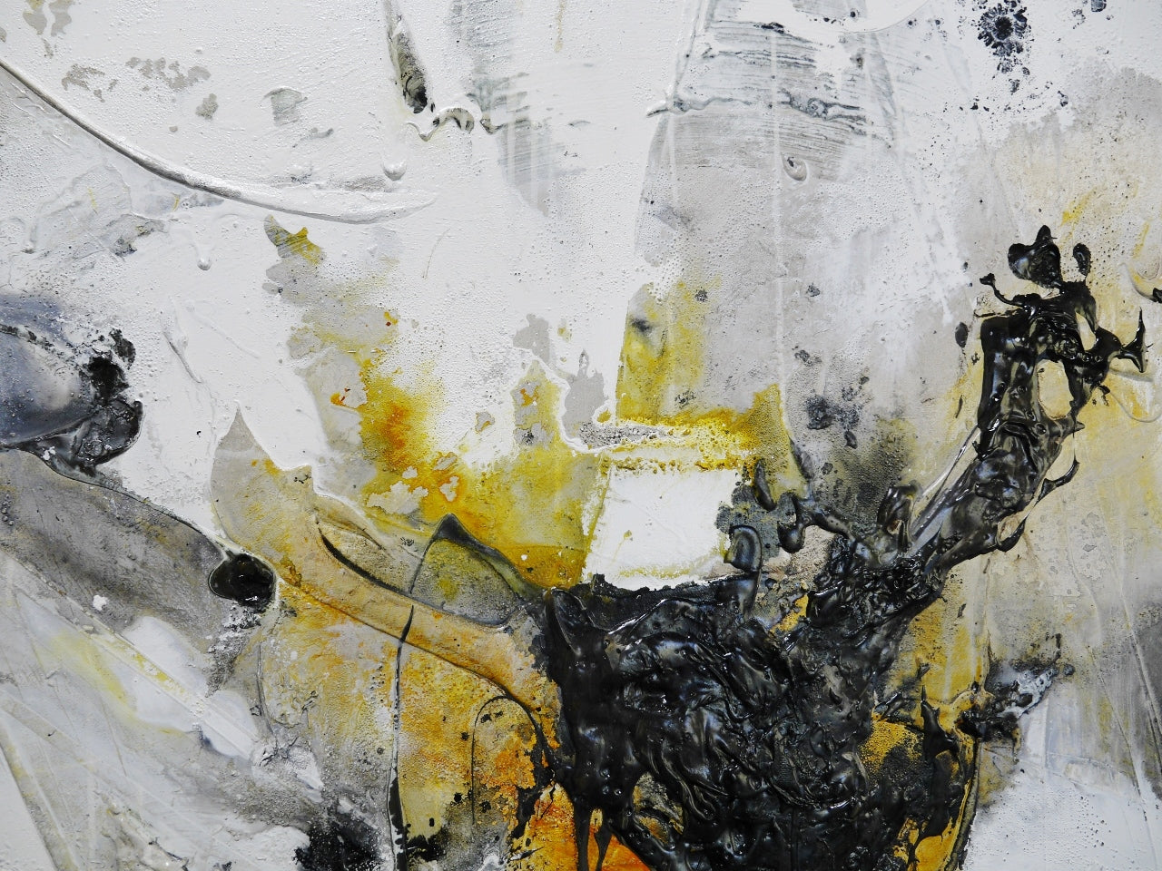 Sienna and Slate 140cm x 180cm Textured Abstract Painting (SOLD)