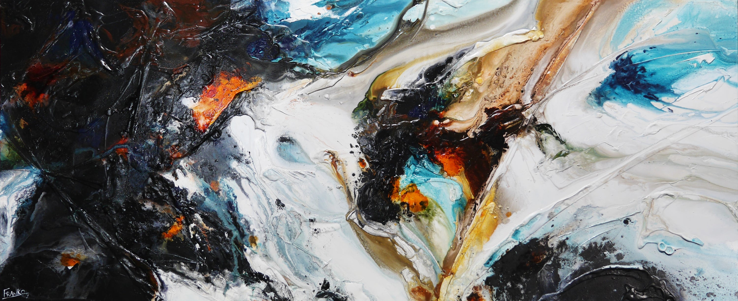 Beauty Potion 240cm x 100cm Textured Abstract Painting (SOLD)-Abstract-[Franko_Artist]-[Australian_artist]-[Gold_Coast]-[Brisbane]-[modern]-[contemporary]-[original]-[Large_artwork]-Franklin Art Studio