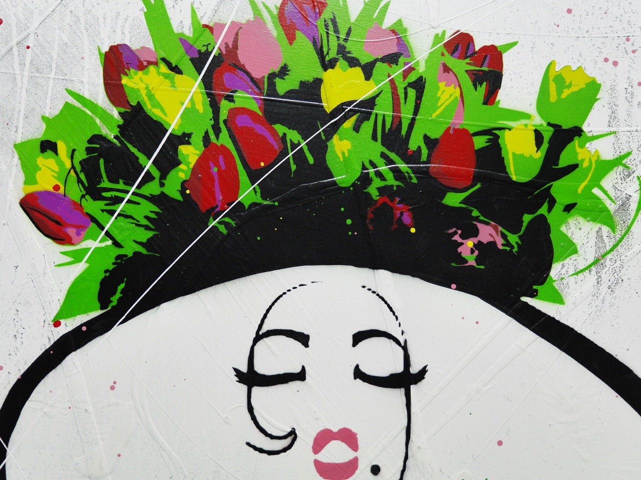 Raw Class Classic 120cm x 100cm Textured Urban Pop Art Painting (SOLD)