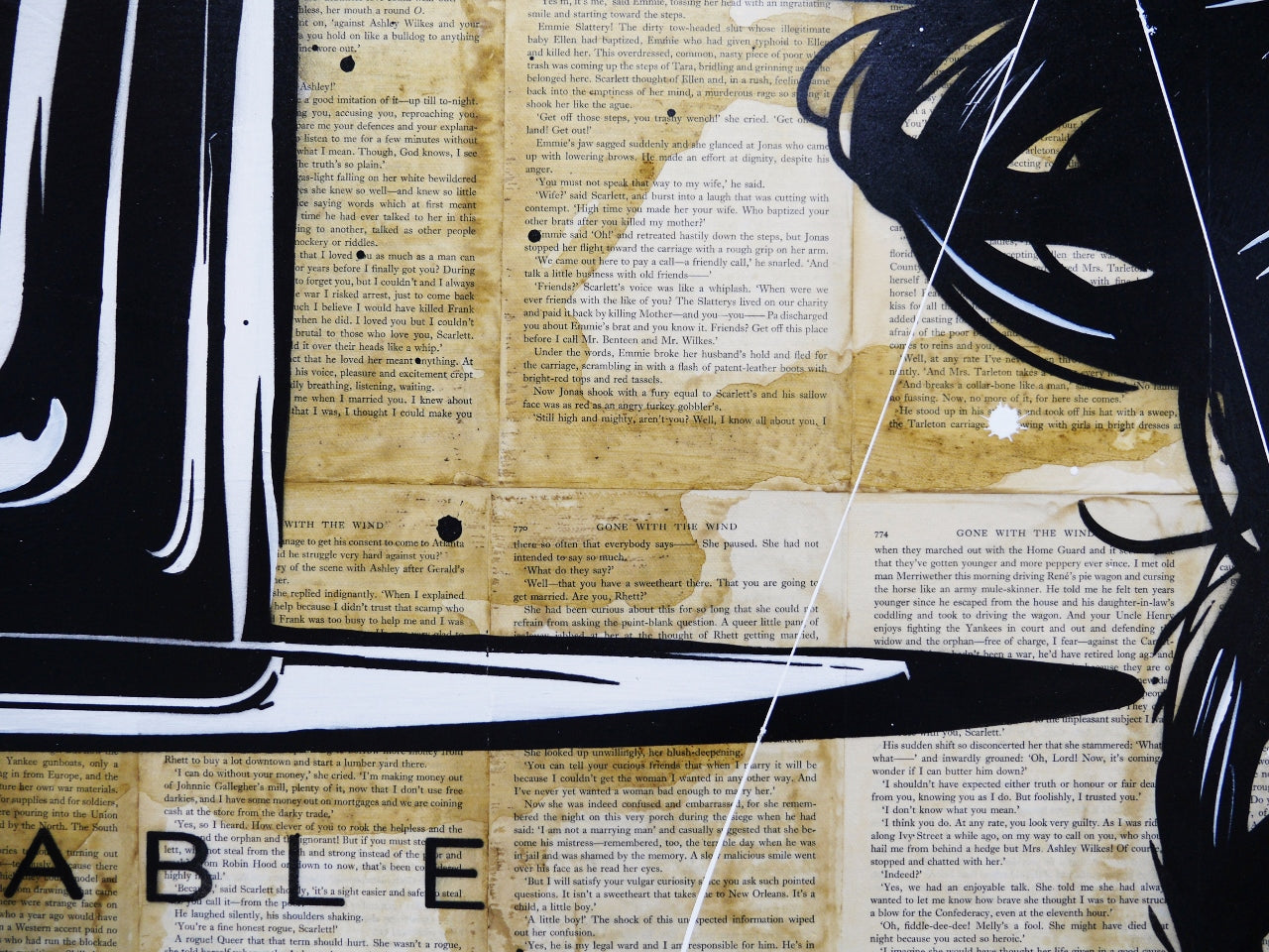 Unmistakable Part 1 200cm x 80cm Urban Pop Book Club Painting (SOLD)