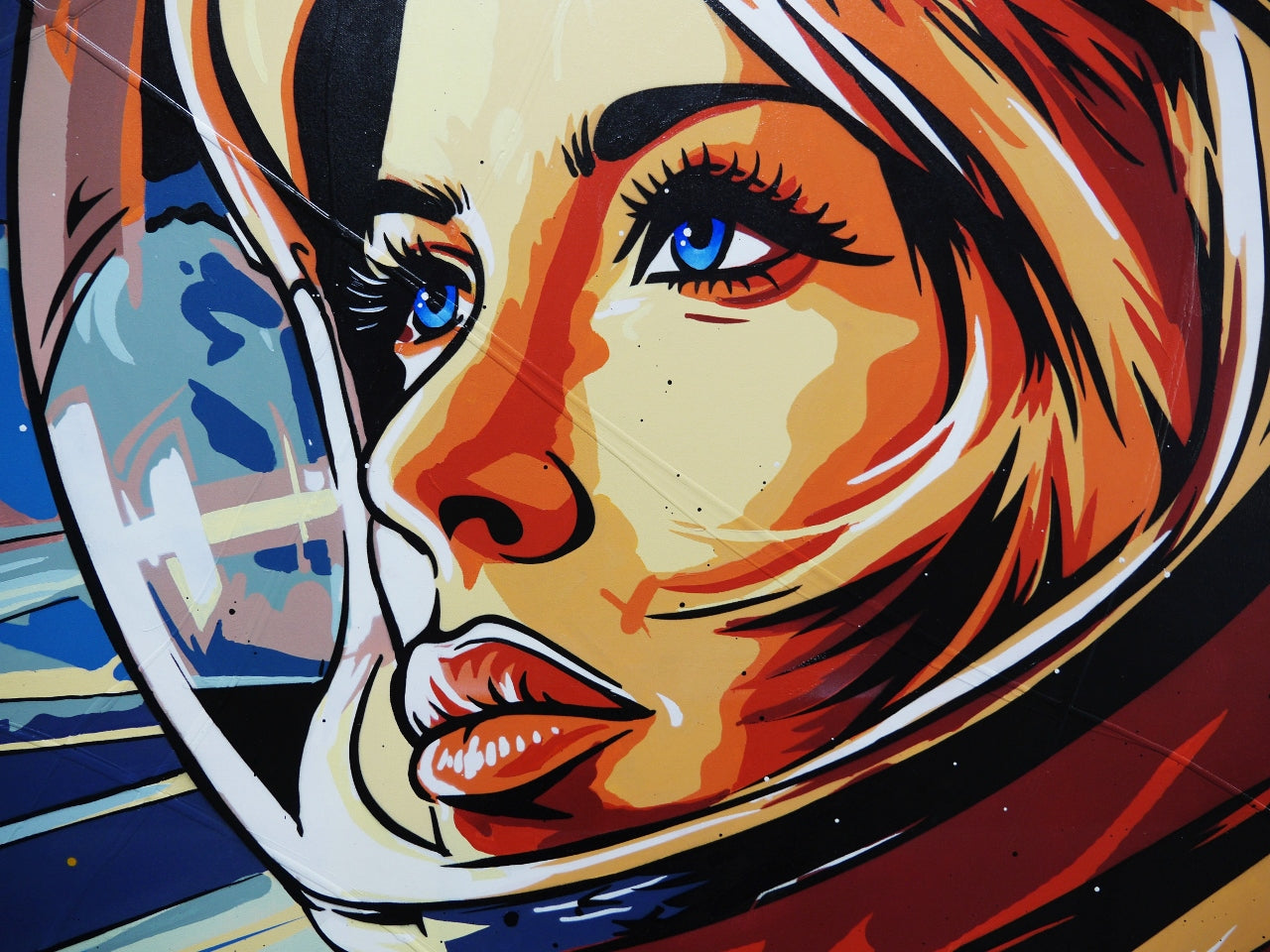 Reflection 190cm x 100cm Space Classic Pop Art Painting (SOLD)