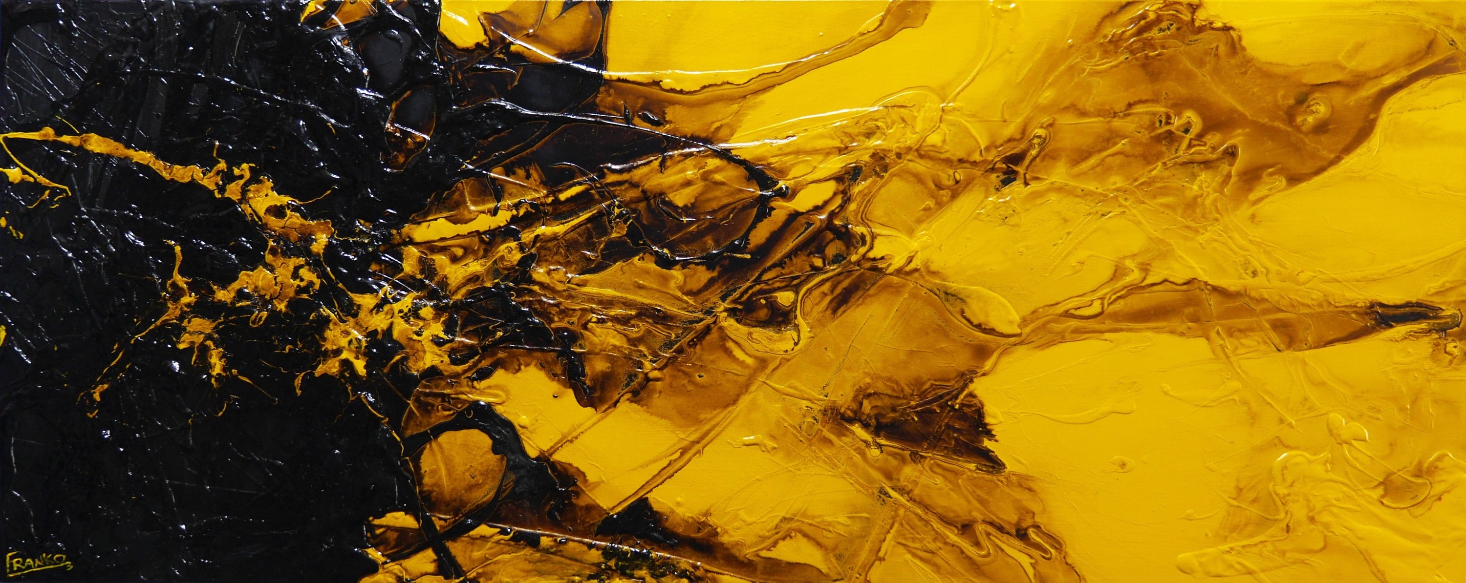 Solar 200cm x 80cm Textured Abstract Painting-Abstract-[Franko_Artist]-[Australian_artist]-[Gold_Coast]-[Brisbane]-[modern]-[contemporary]-[original]-[Large_artwork]-Franklin Art Studio
