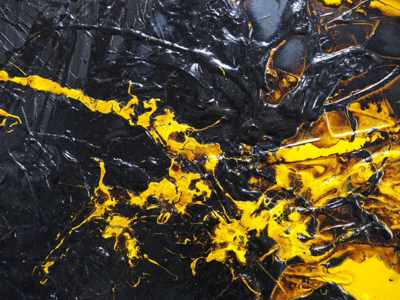 Solar 200cm x 80cm Textured Abstract Painting