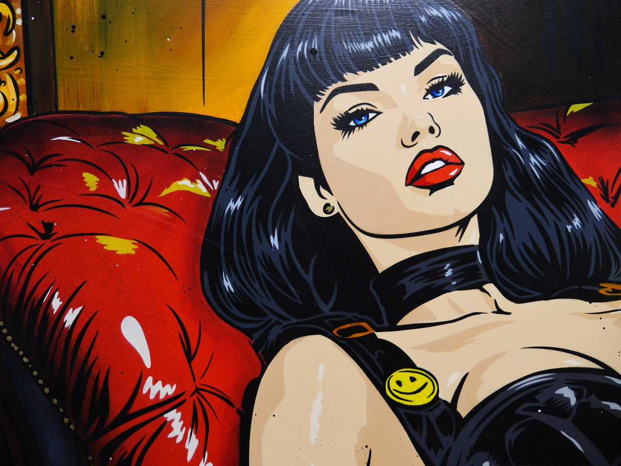 Never Stood a Chance 190cm x 100cm Sexy Classic Pop Art Painting (SOLD)