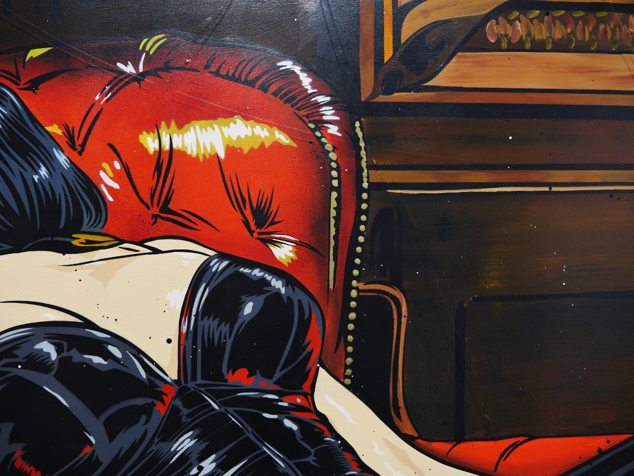 Never Stood a Chance 190cm x 100cm Sexy Classic Pop Art Painting (SOLD)
