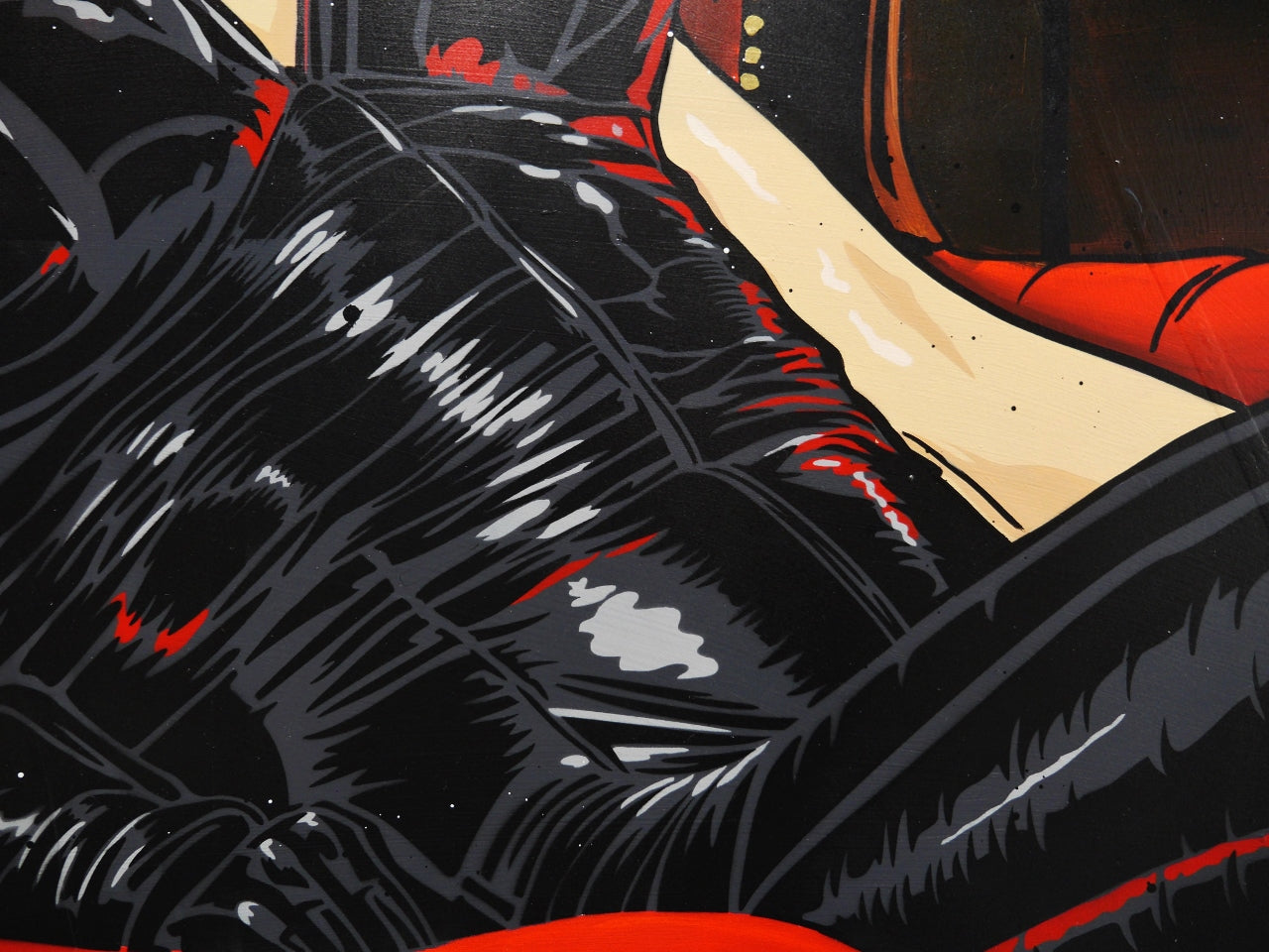 Never Stood a Chance 190cm x 100cm Sexy Classic Pop Art Painting (SOLD)