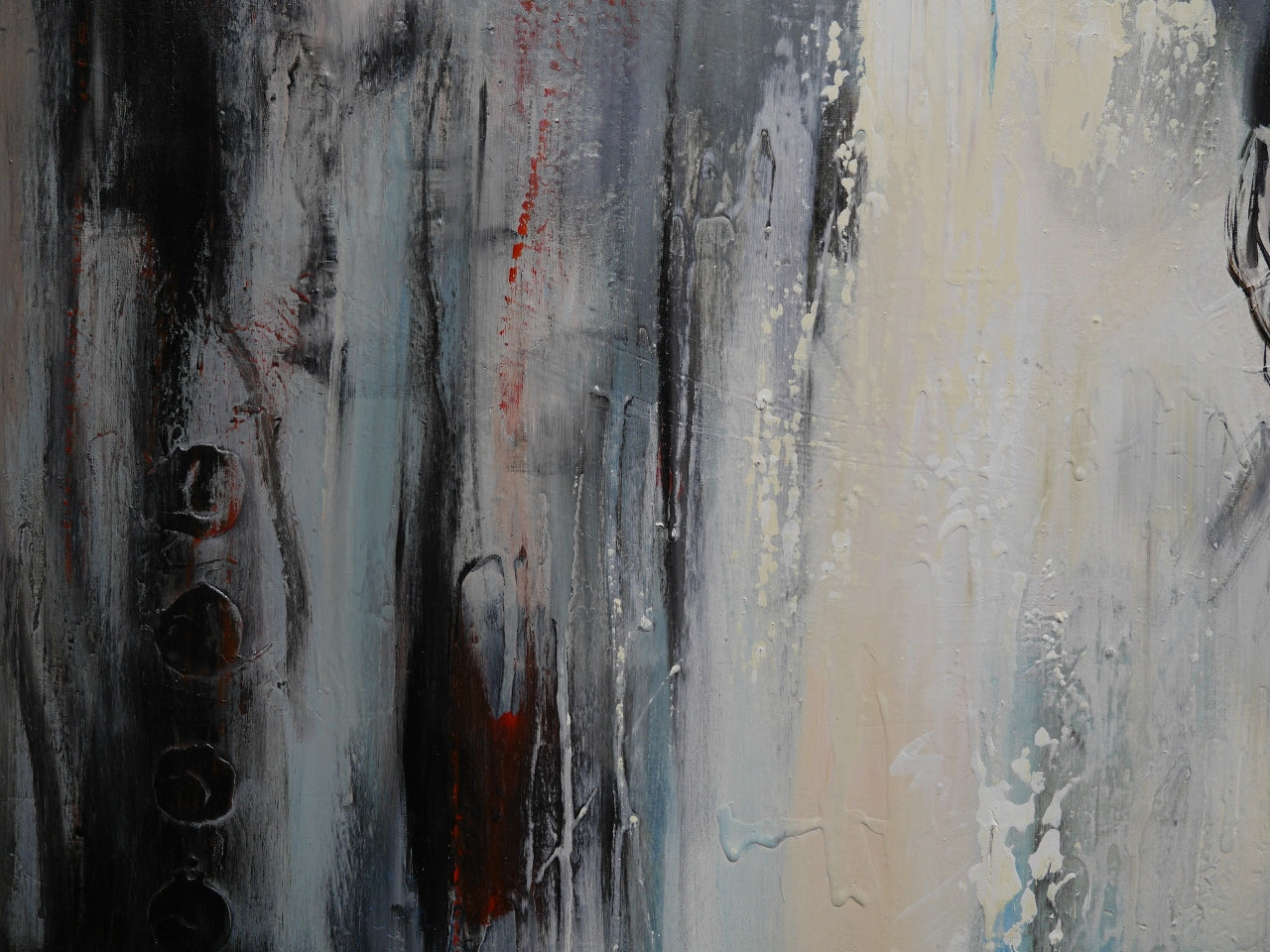 Valkyrie 190cm x 100cm FRAMED Abstract Realism Textured Painting