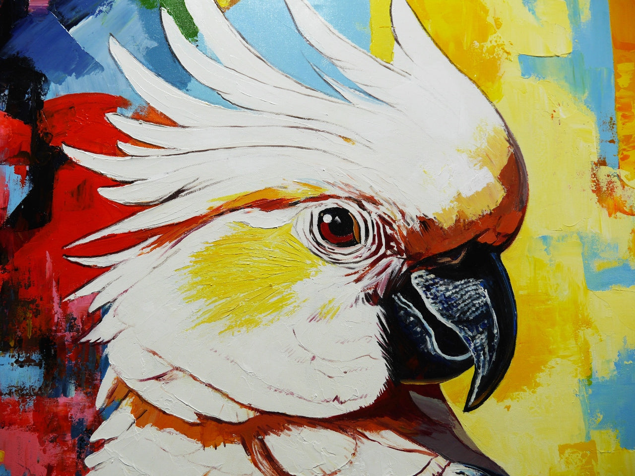 Little Napoleon 140cm x 180cm Framed Landscape Textured Abstract Realism Painting (SOLD)