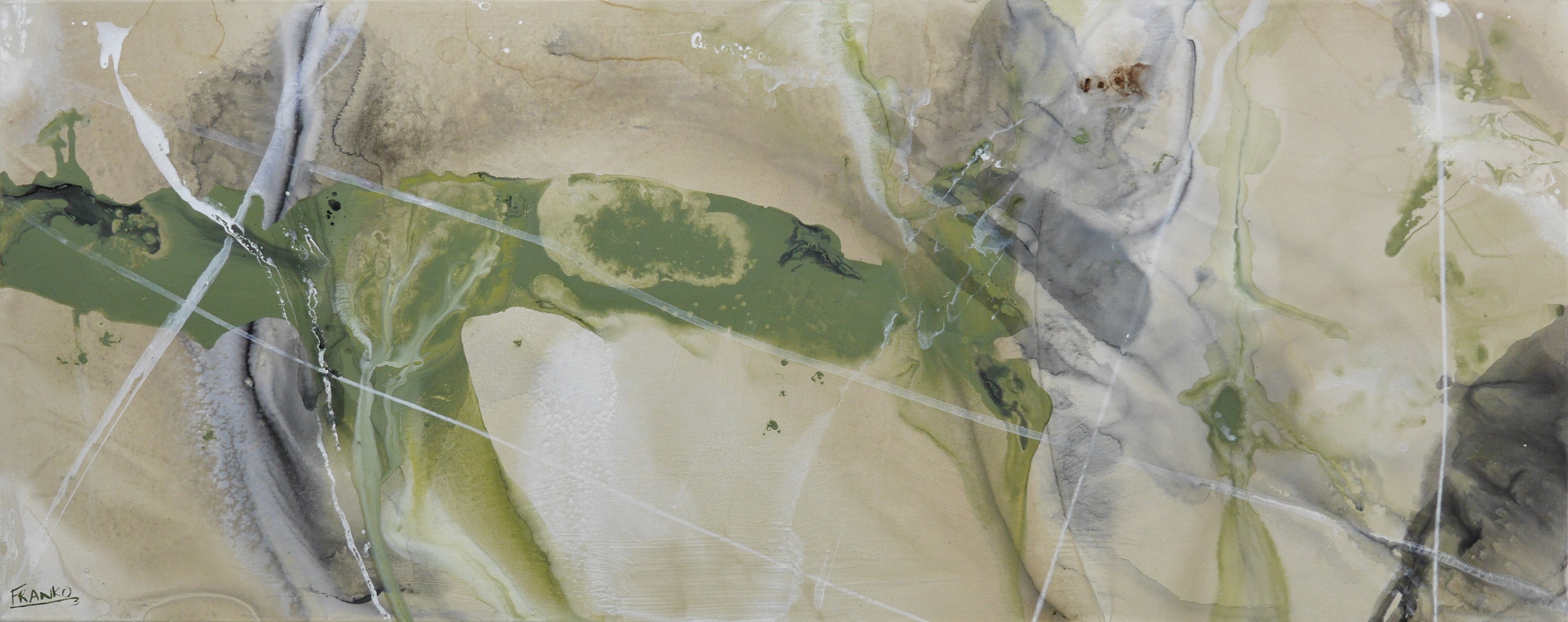 Refined 828 200cm x 80cm Blended Ink Abstract Painting-Abstract-[Franko_Artist]-[Australian_artist]-[Gold_Coast]-[Brisbane]-[modern]-[contemporary]-[original]-[Large_artwork]-Franklin Art Studio